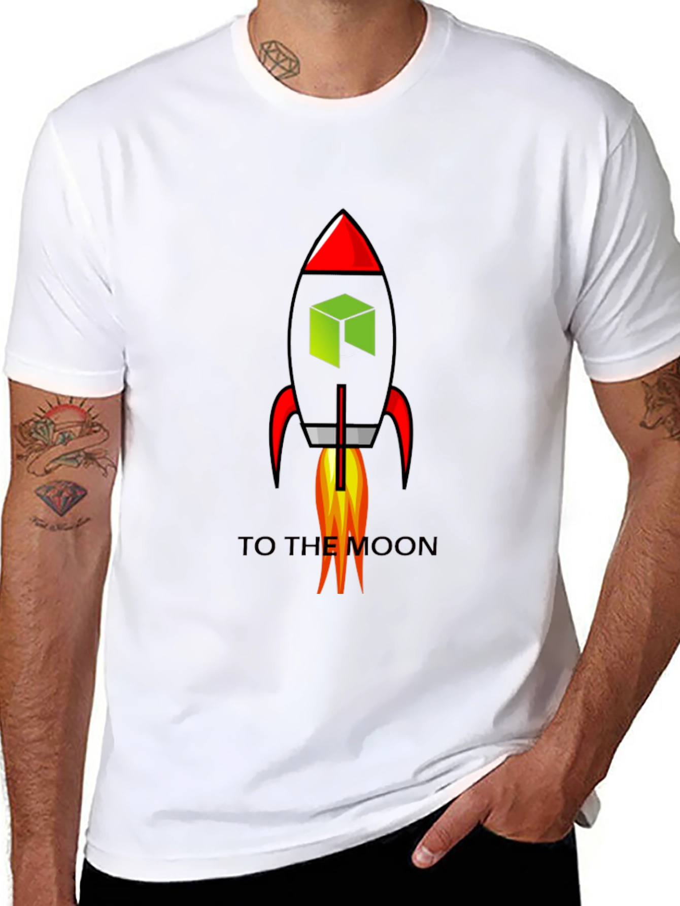 Neo Rocket T-Shirt - To The Moon!