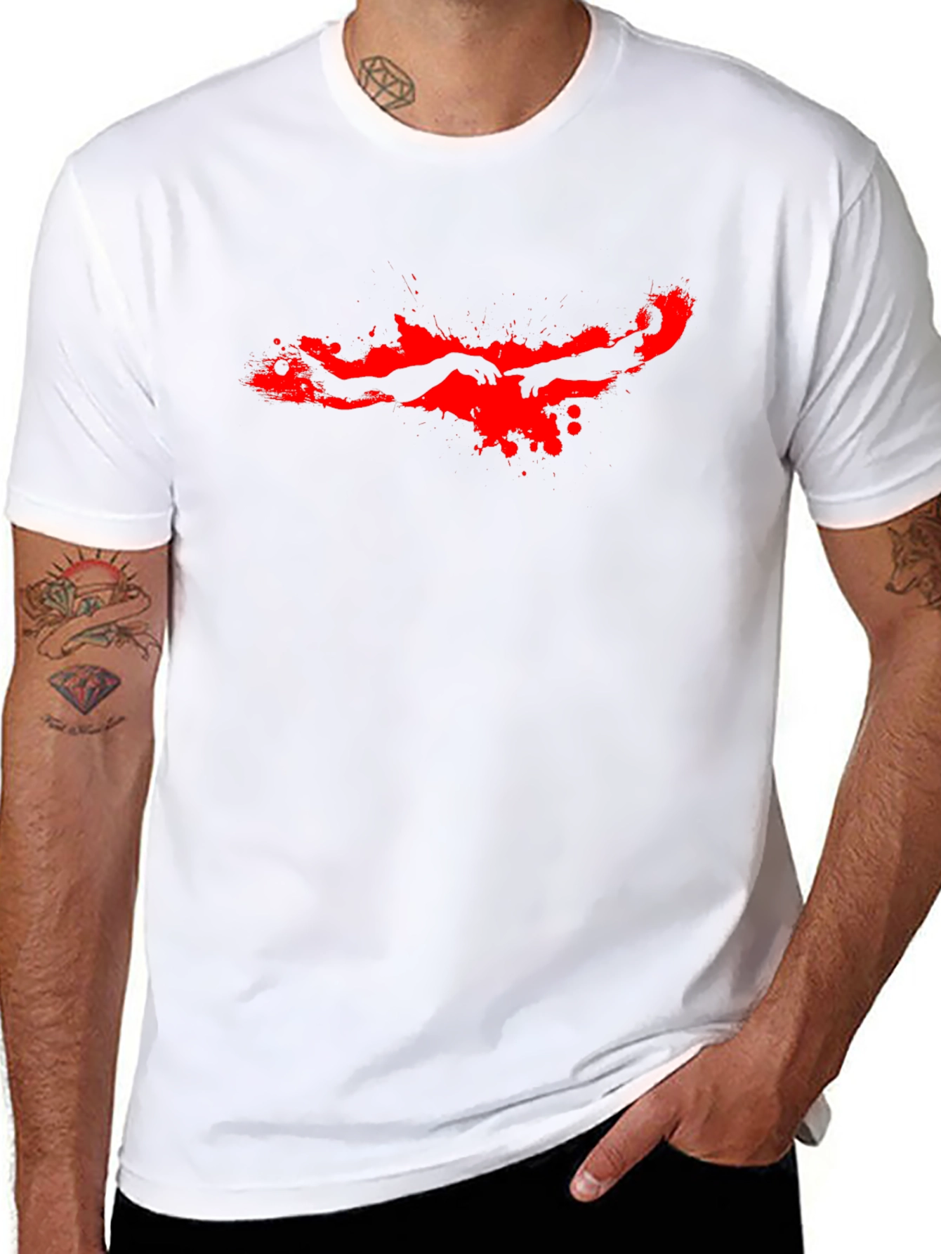 Creation of Adam Graphic Tee - Black