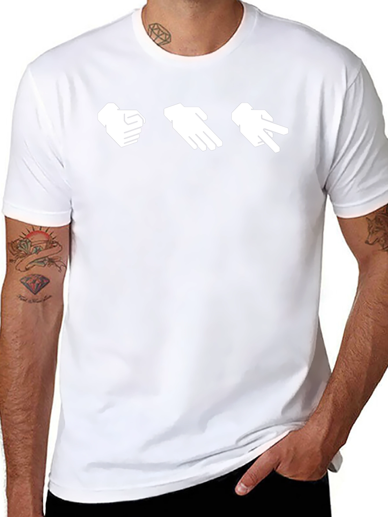 Rock Paper Scissors Graphic Tee