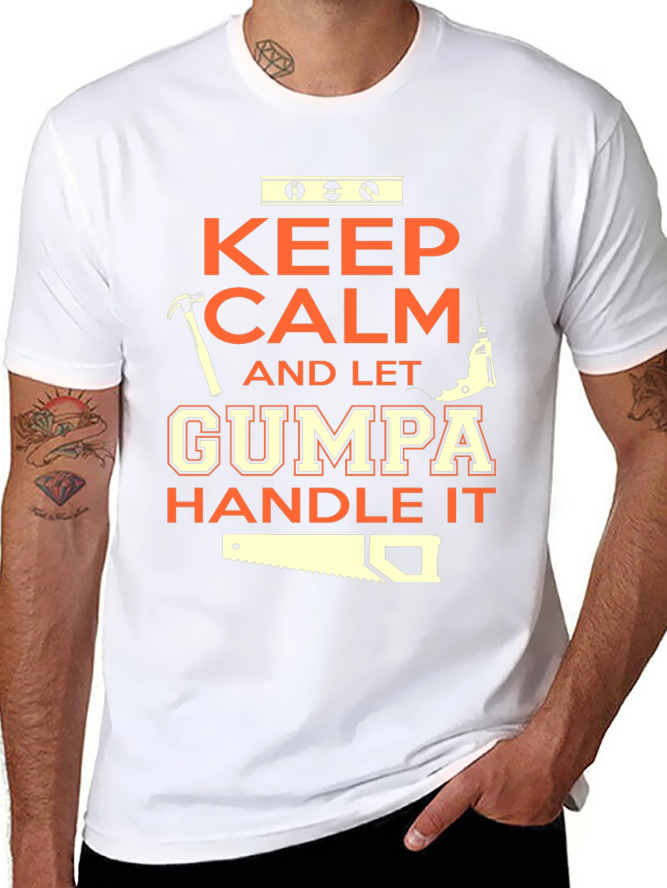 Keep Calm Let Gumma Handle It - Graphic T-Shirt