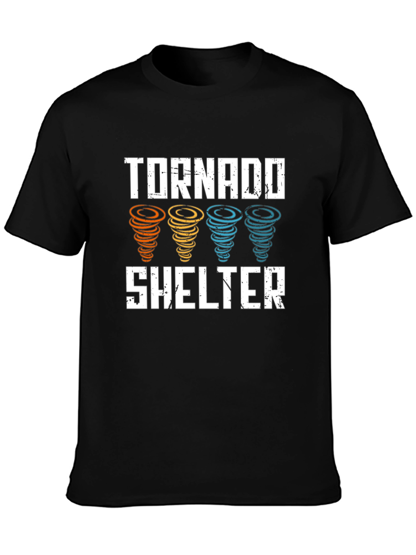 Tornado Shelter Graphic Tee - Weather Safety Shirt