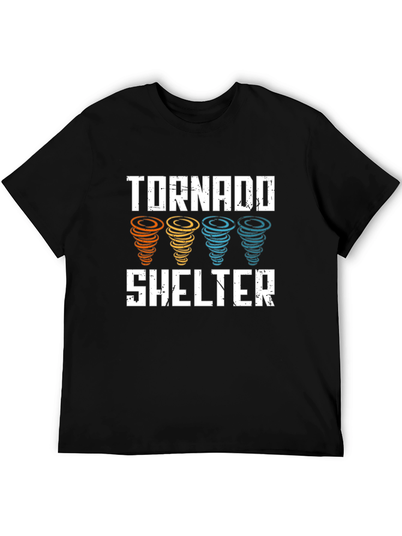 Tornado Shelter Graphic Tee - Weather Safety Shirt
