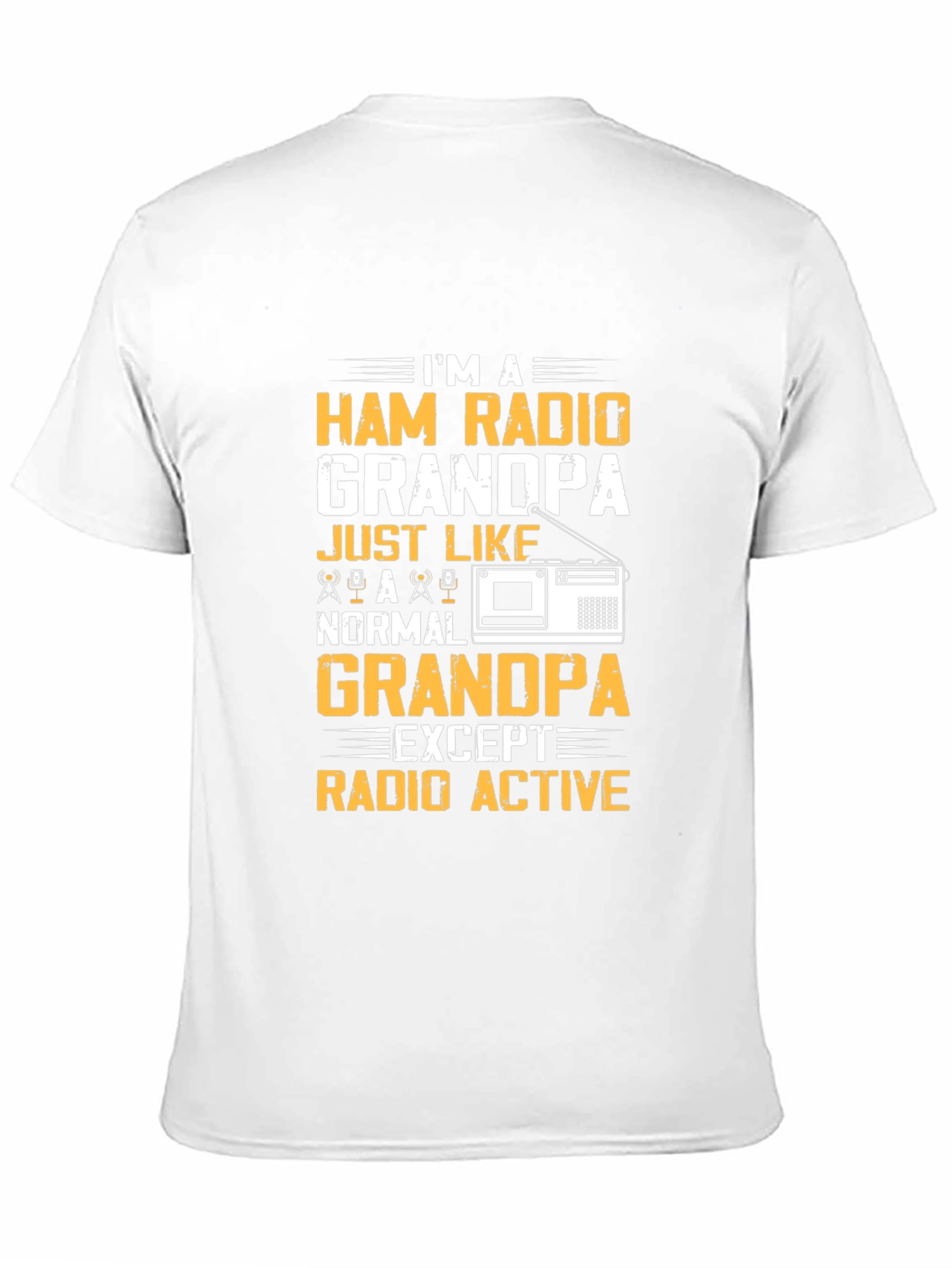 Ham Radio Grandpa T-Shirt - Radio Active Funny Tee