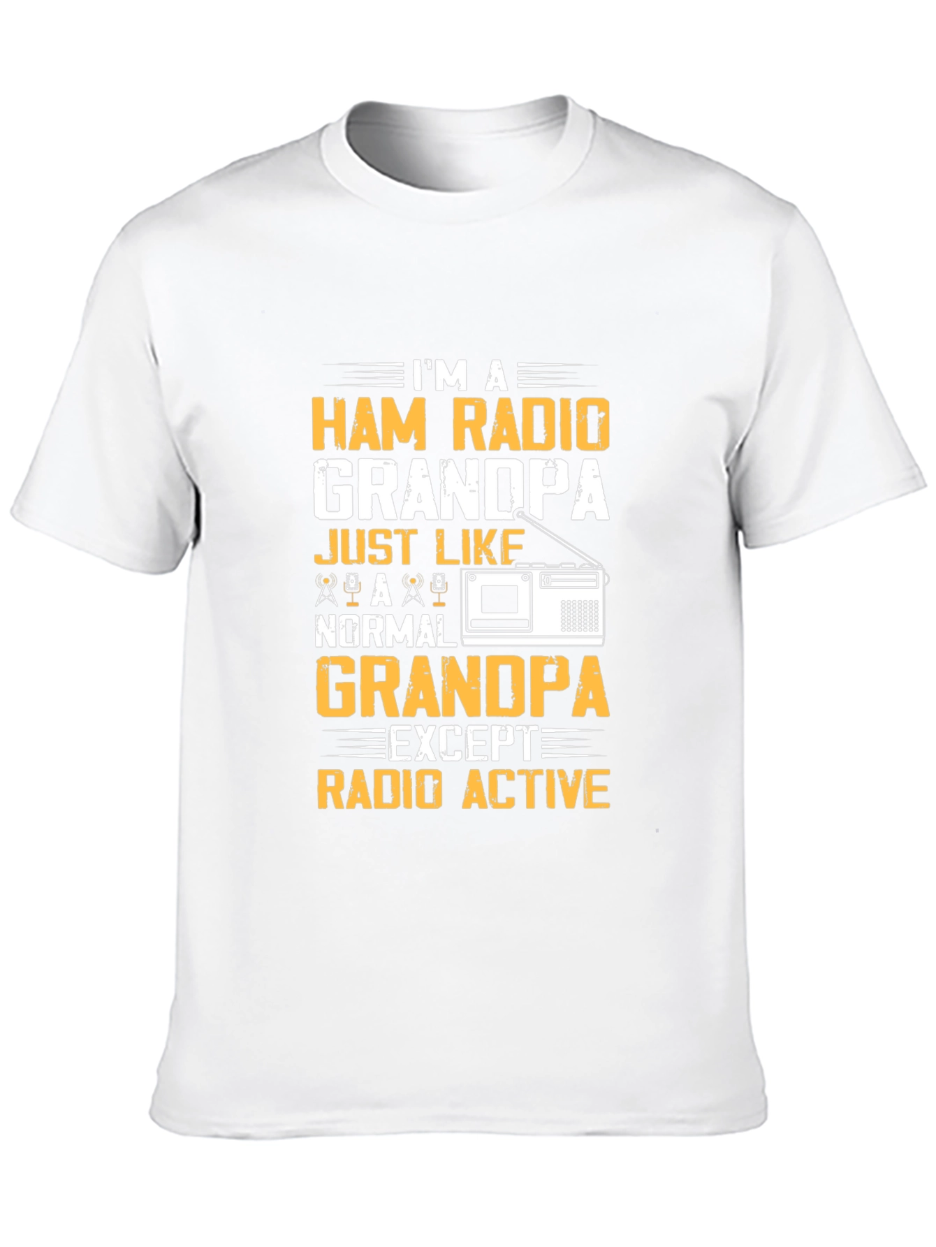 Ham Radio Grandpa T-Shirt - Radio Active Funny Tee