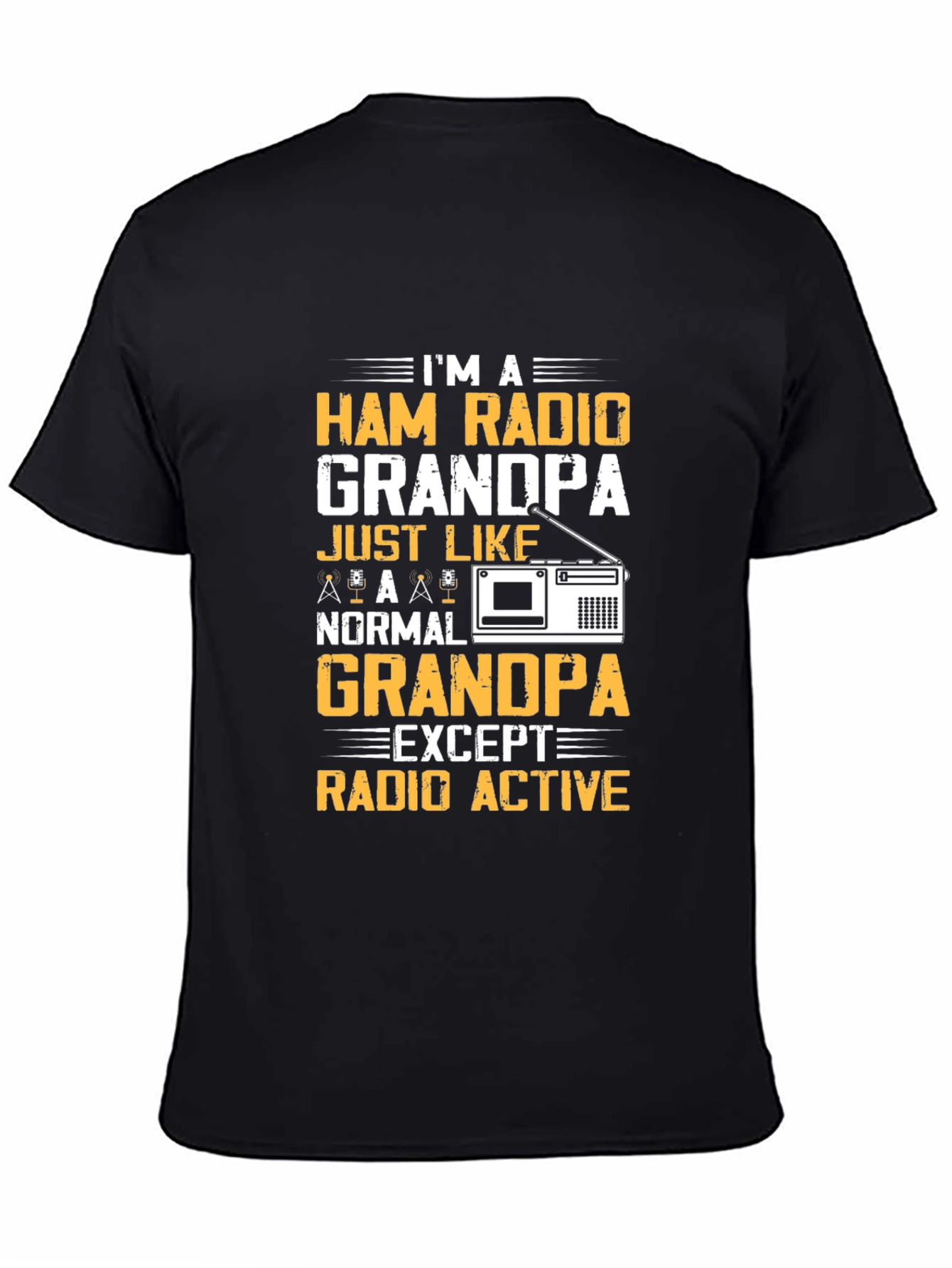 Ham Radio Grandpa T-Shirt - Radio Active Funny Tee