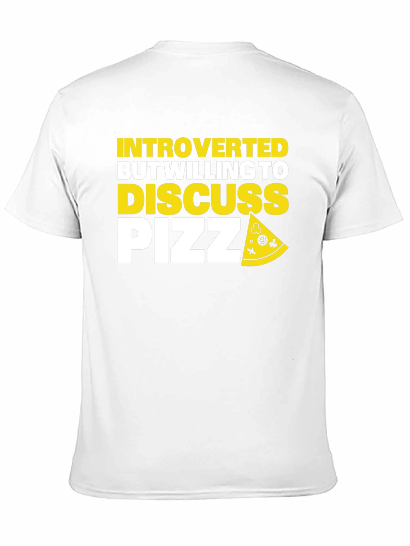 Introverted Pizza T-Shirt - Funny Graphic Tee