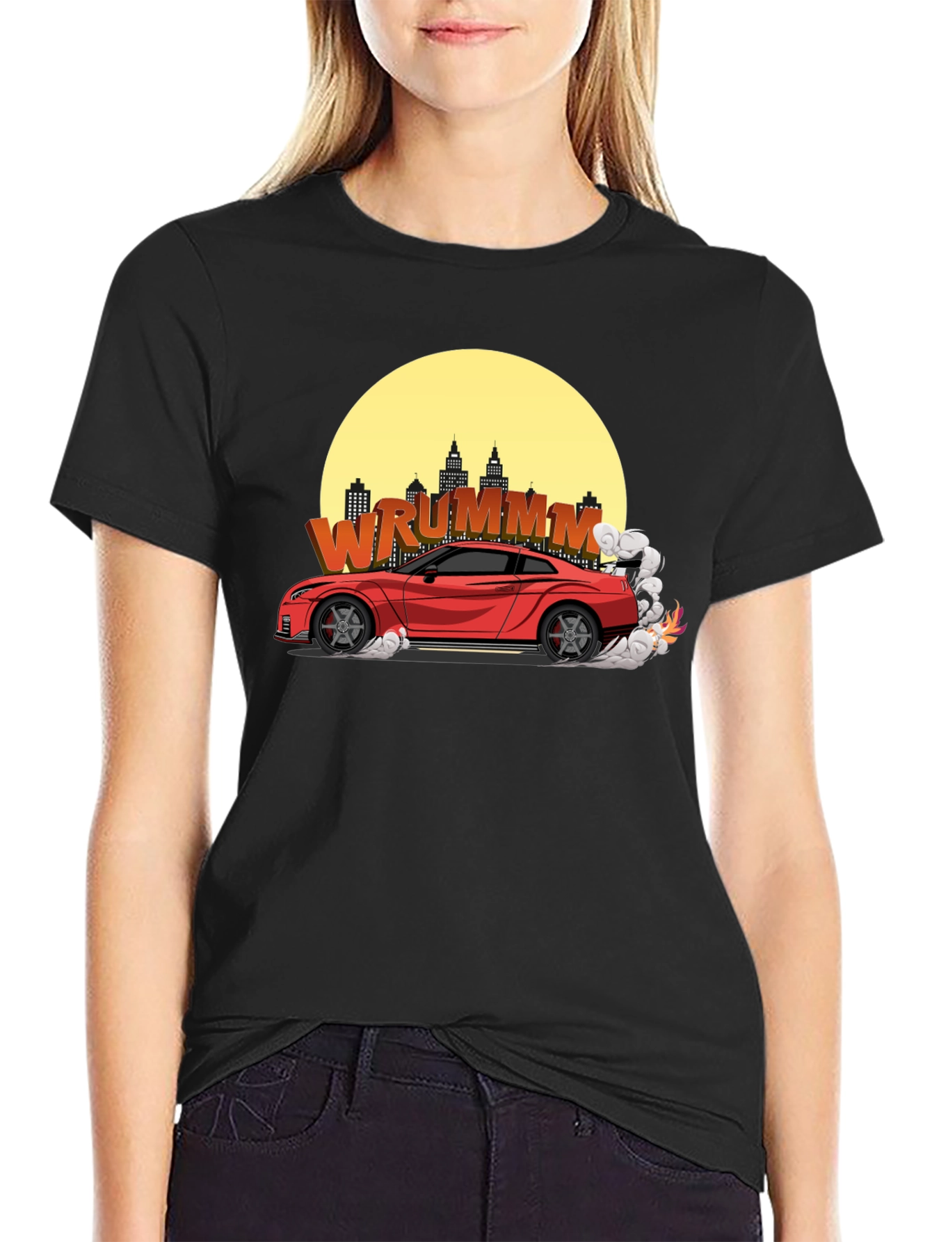 WRUMMM Car Graphic T-Shirt