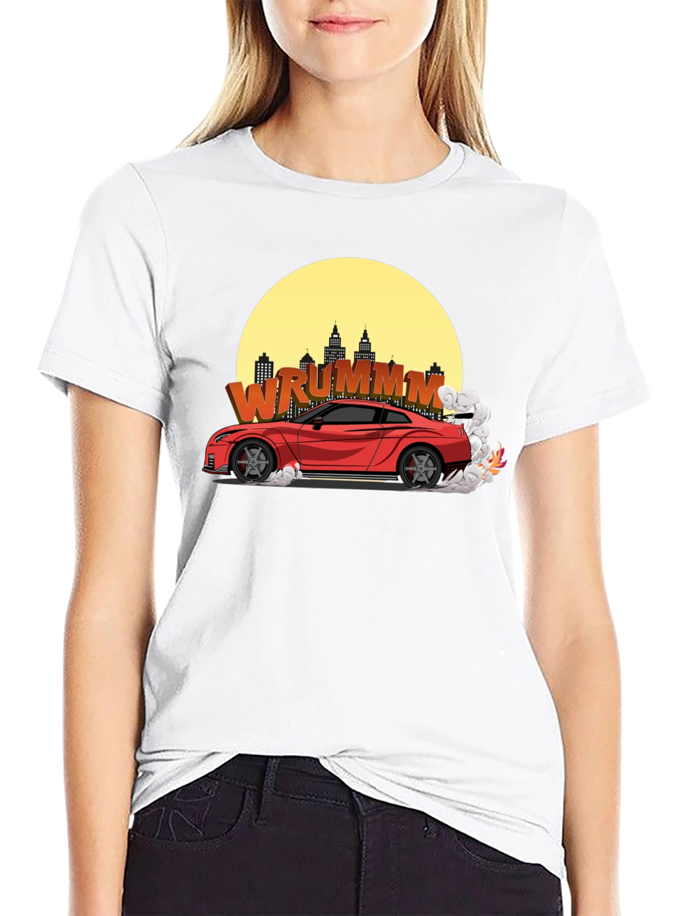 WRUMMM Car Graphic T-Shirt