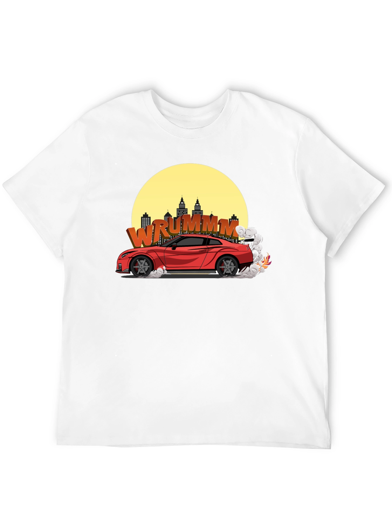 WRUMMM Car Graphic T-Shirt