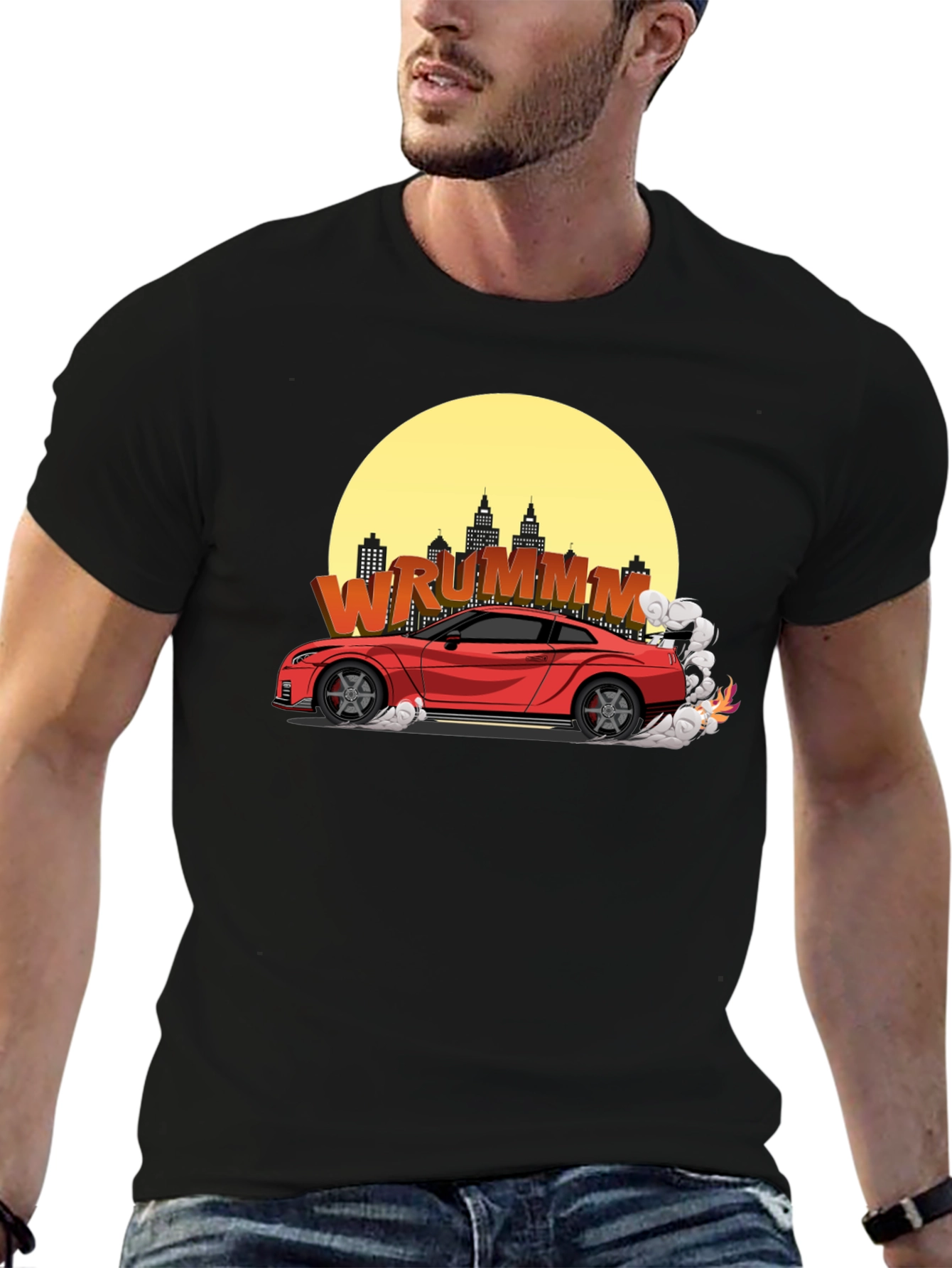 WRUMMM Car Graphic T-Shirt