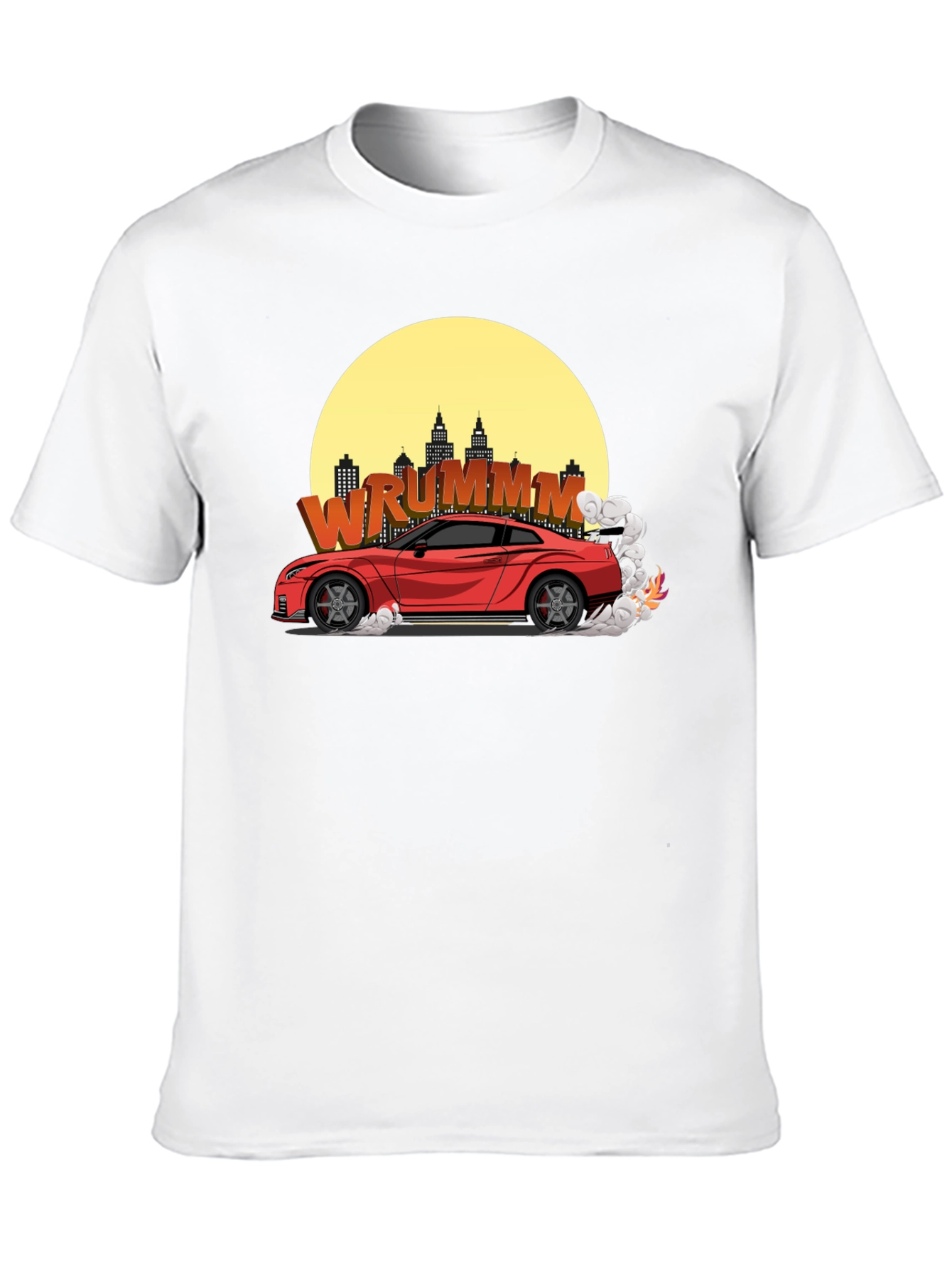 WRUMMM Car Graphic T-Shirt