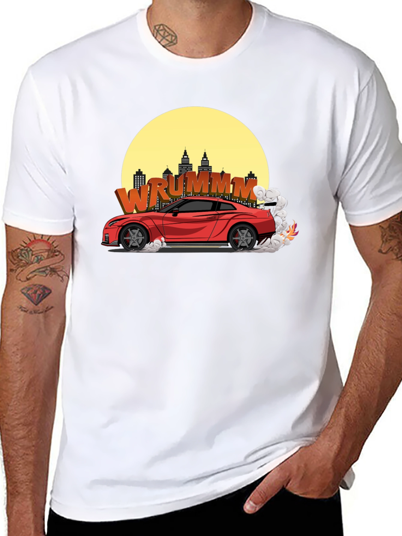 WRUMMM Car Graphic T-Shirt