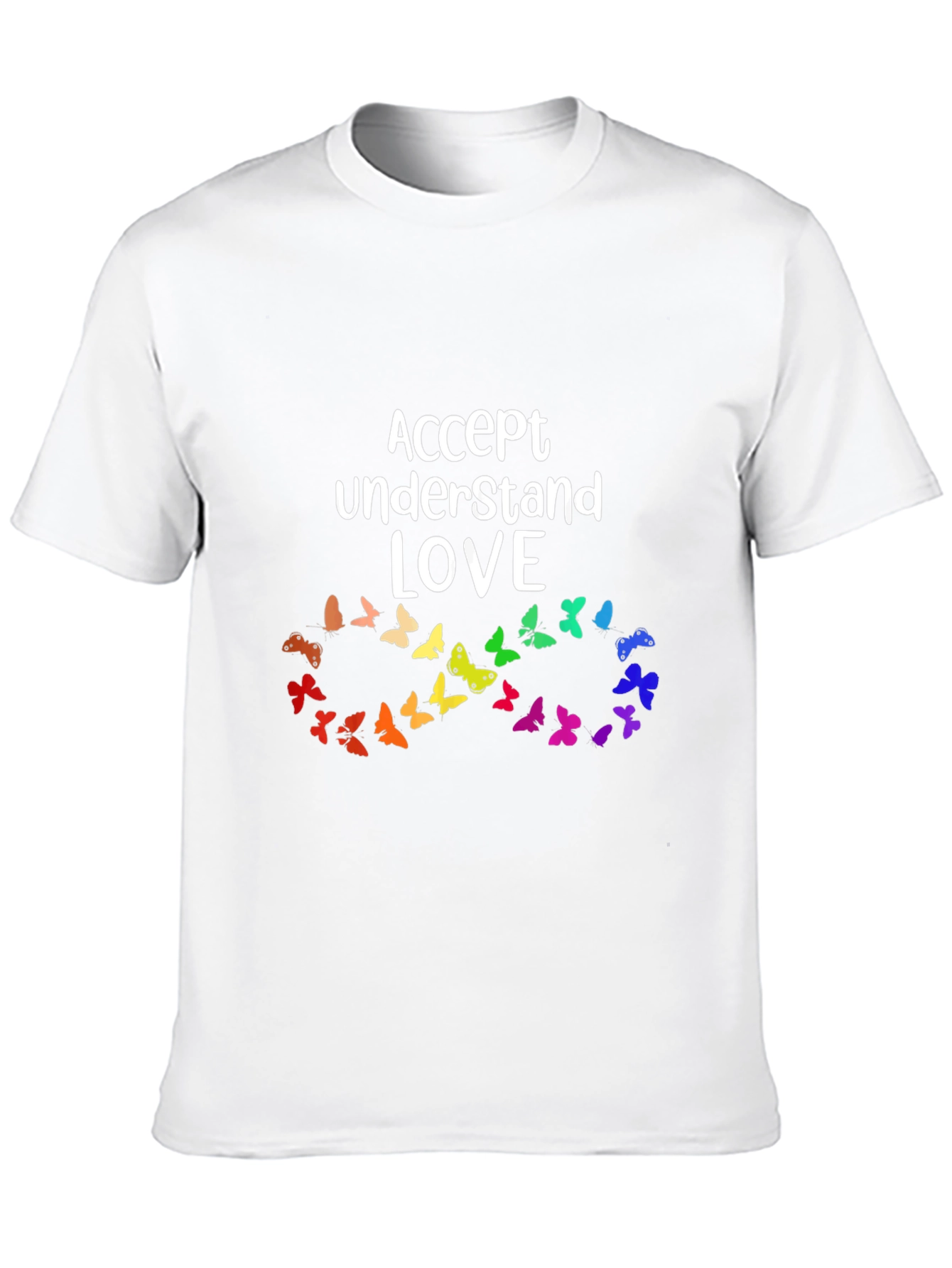 Accept Understand Love Butterfly Graphic Tee