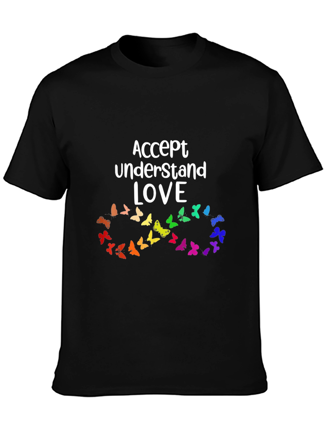 Accept Understand Love Butterfly Graphic Tee