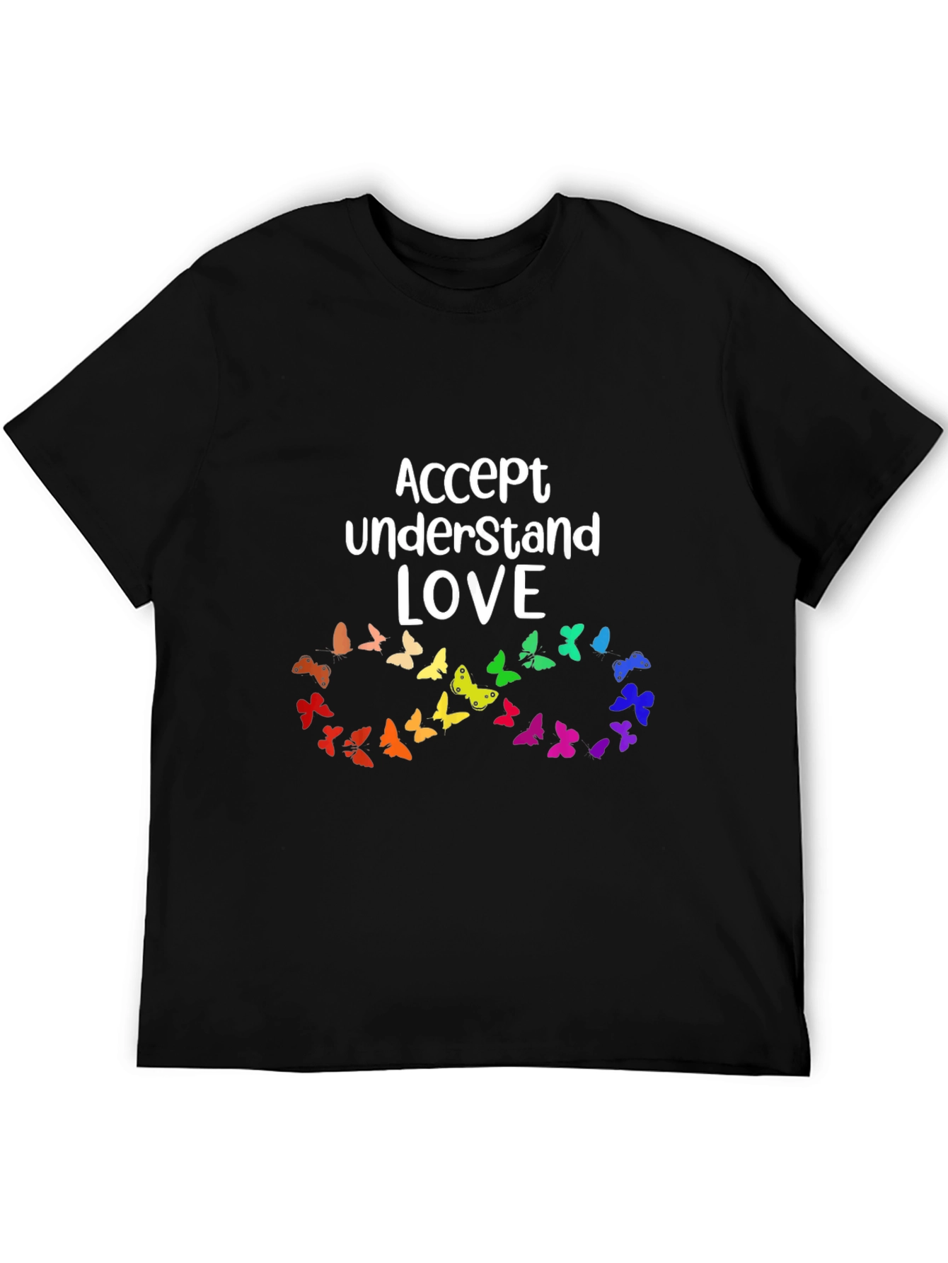 Accept Understand Love Butterfly Graphic Tee