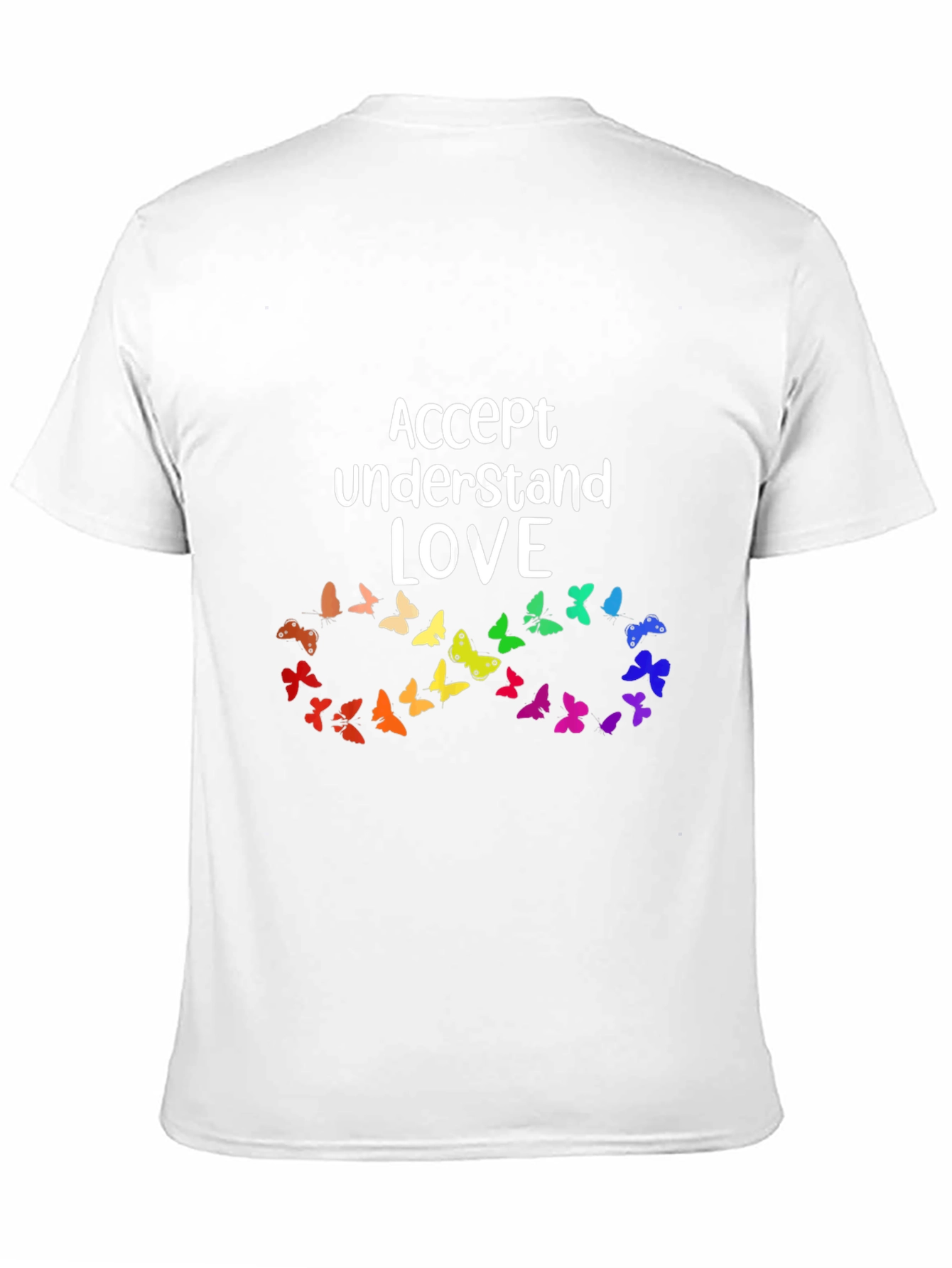 Accept Understand Love Butterfly Graphic Tee