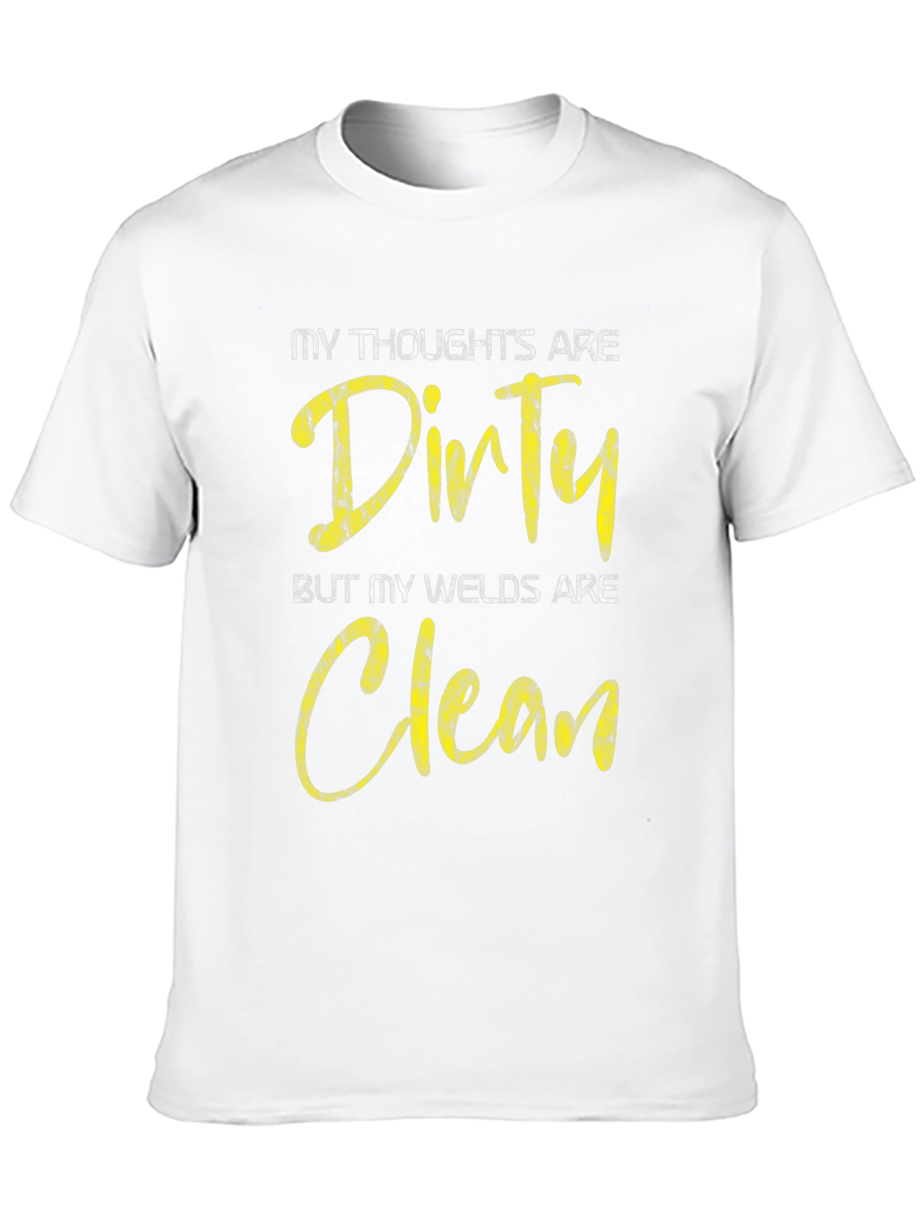 Dirty Thoughts Clean Welds Black Graphic Tee