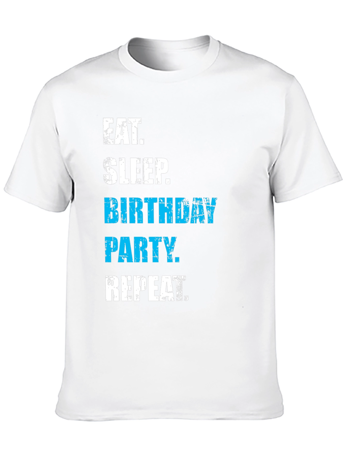Eat Sleep Birthday Party Repeat Black T-Shirt