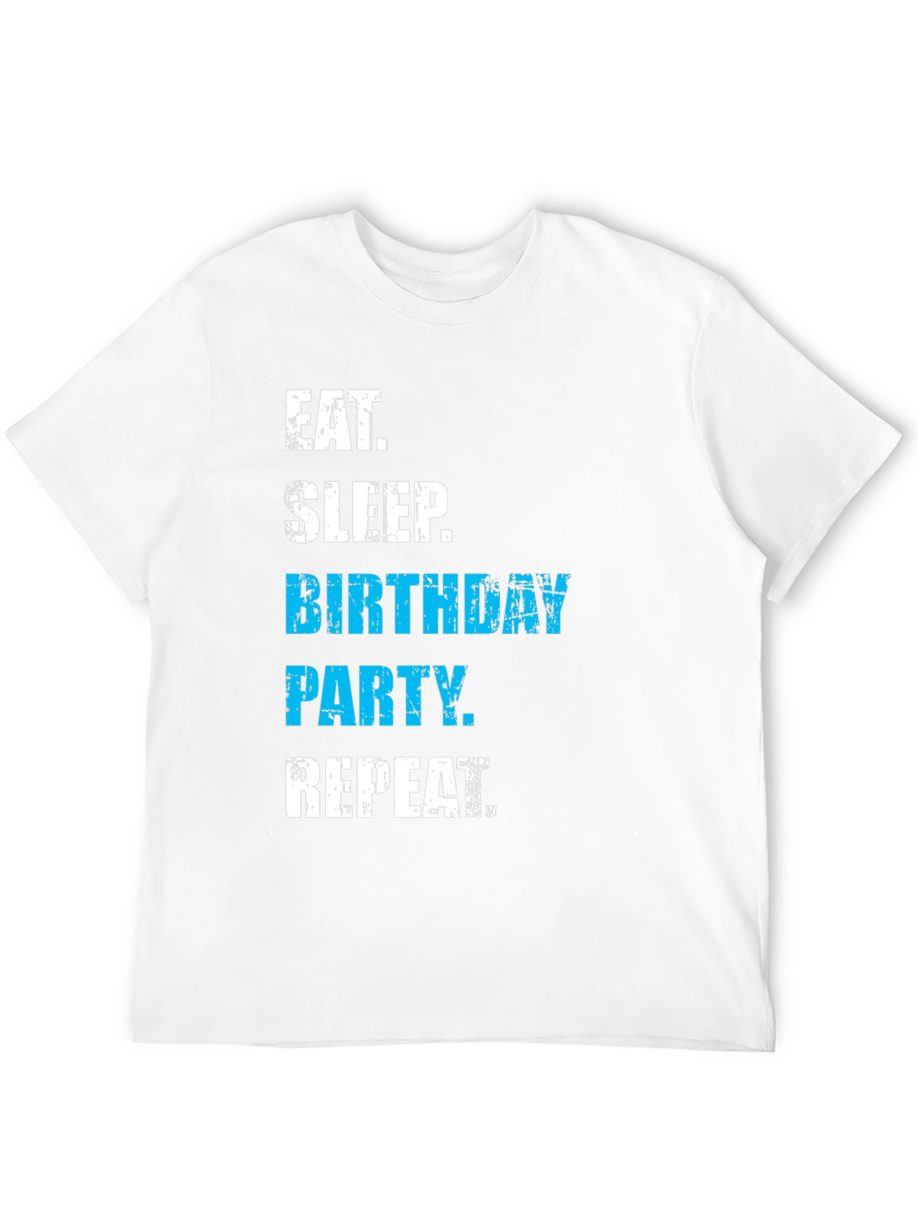 Eat Sleep Birthday Party Repeat Black T-Shirt