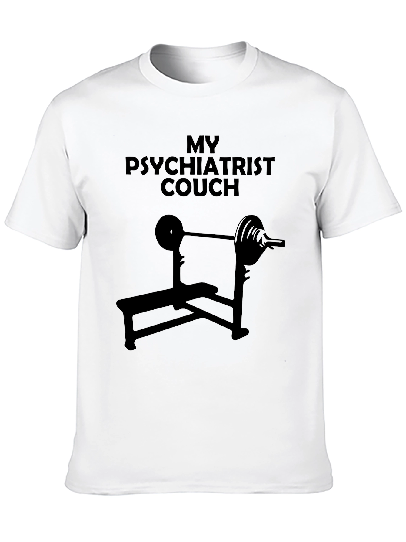 My Psychiatrist Couch Black T-Shirt