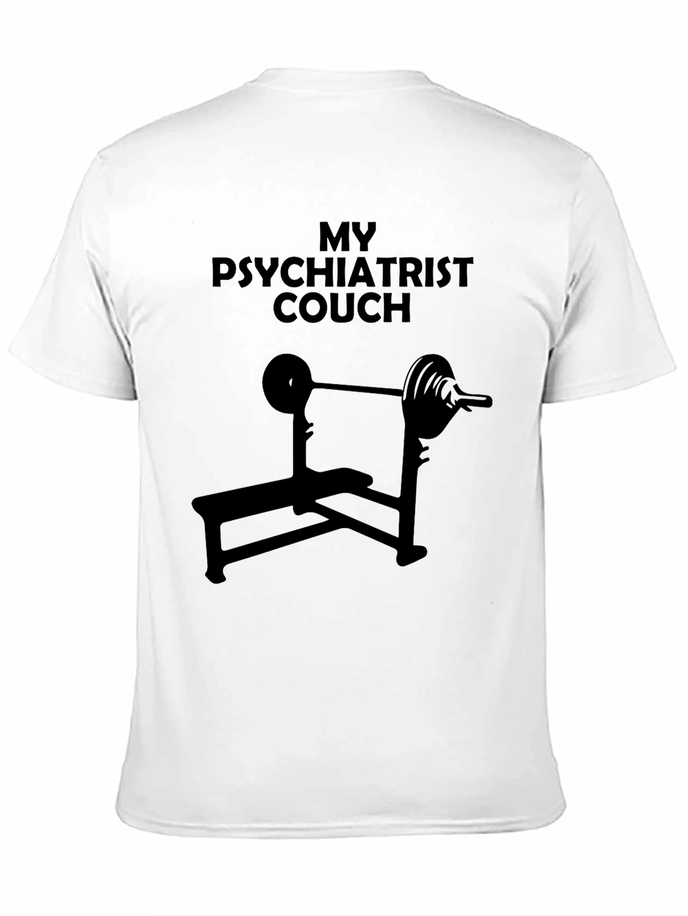 My Psychiatrist Couch Black T-Shirt