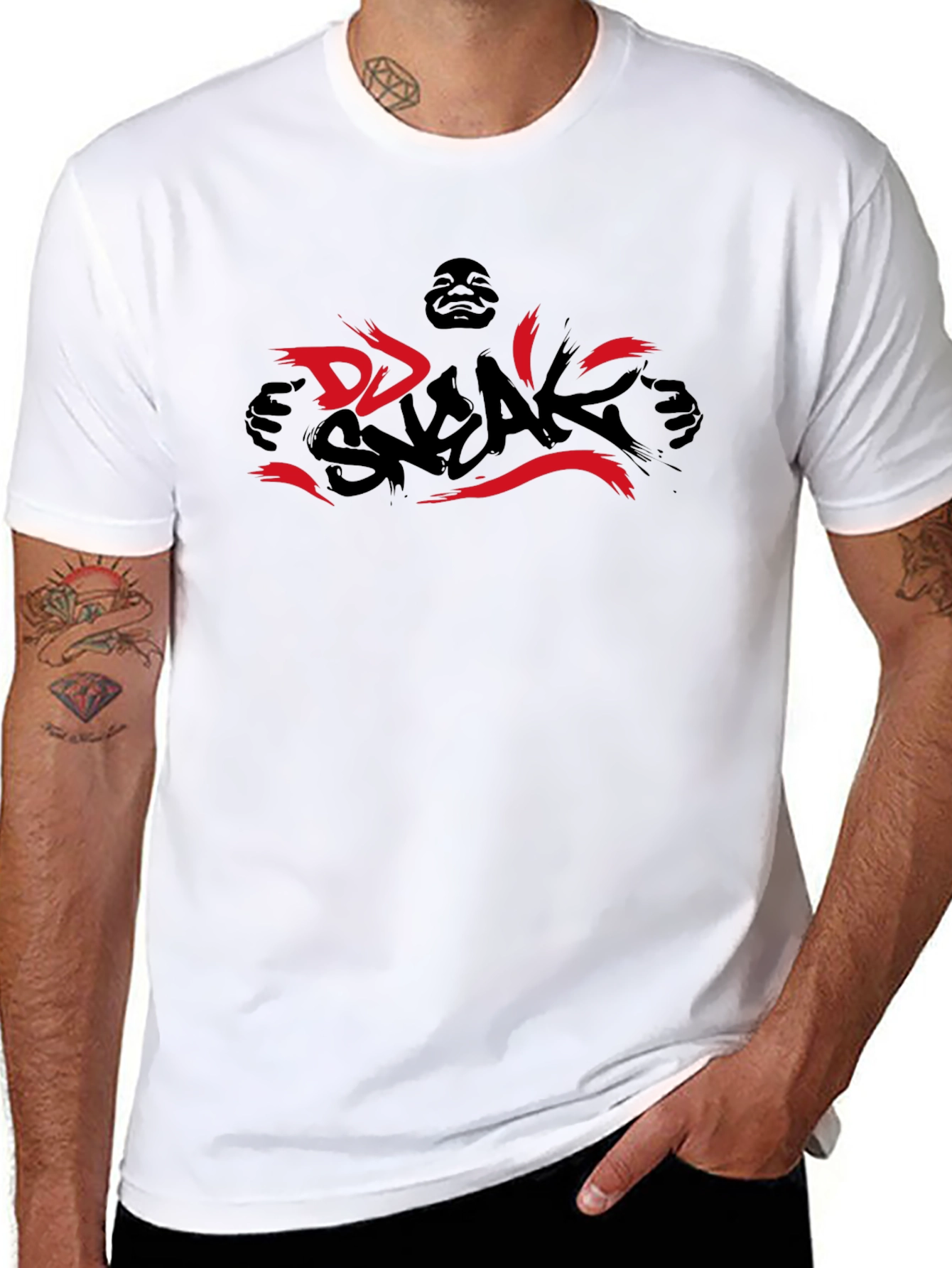 DJ Sneak Graphic Black T-Shirt