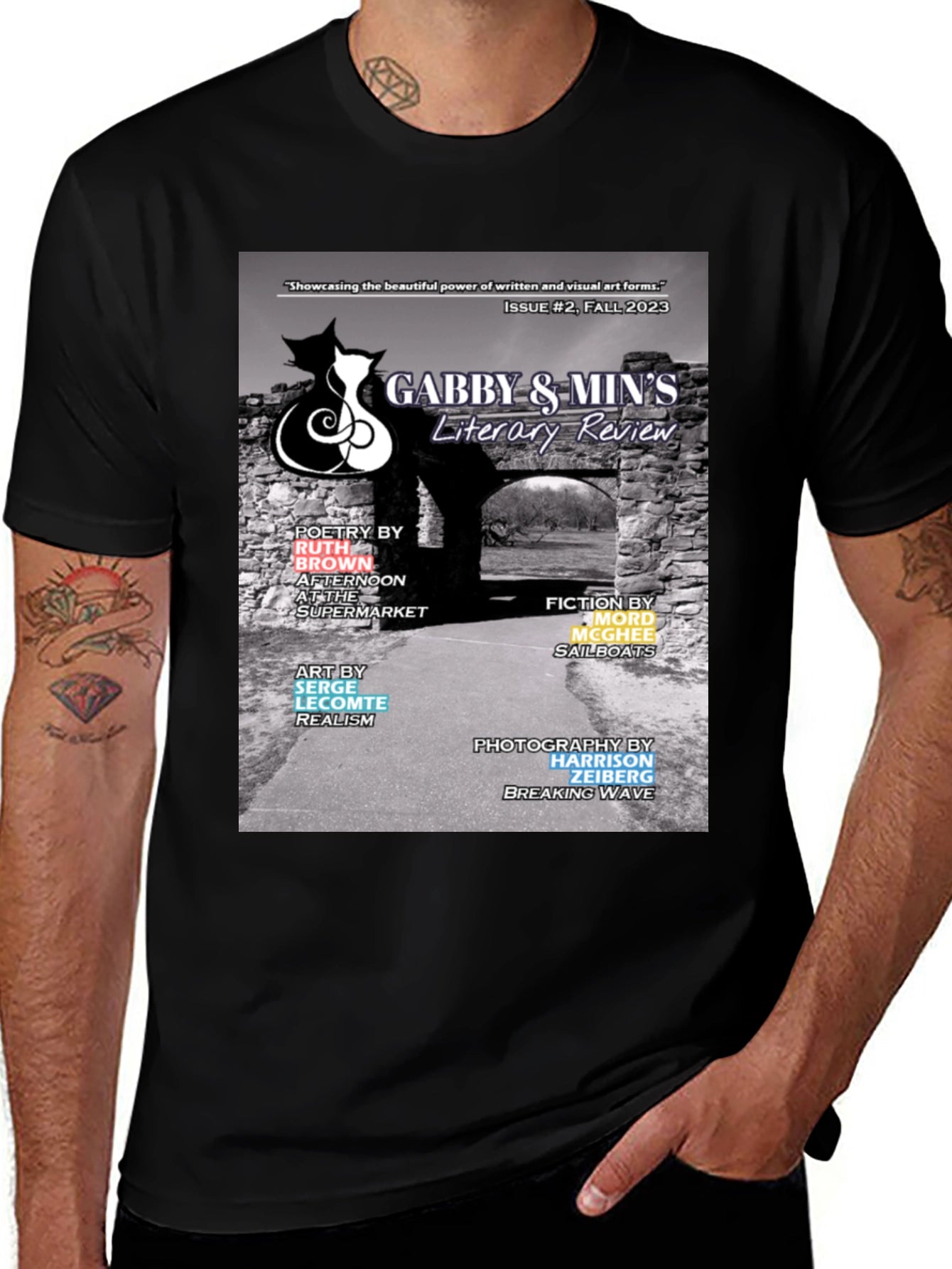 Gabby & Mins Literary Review T-Shirt - Fall 2023