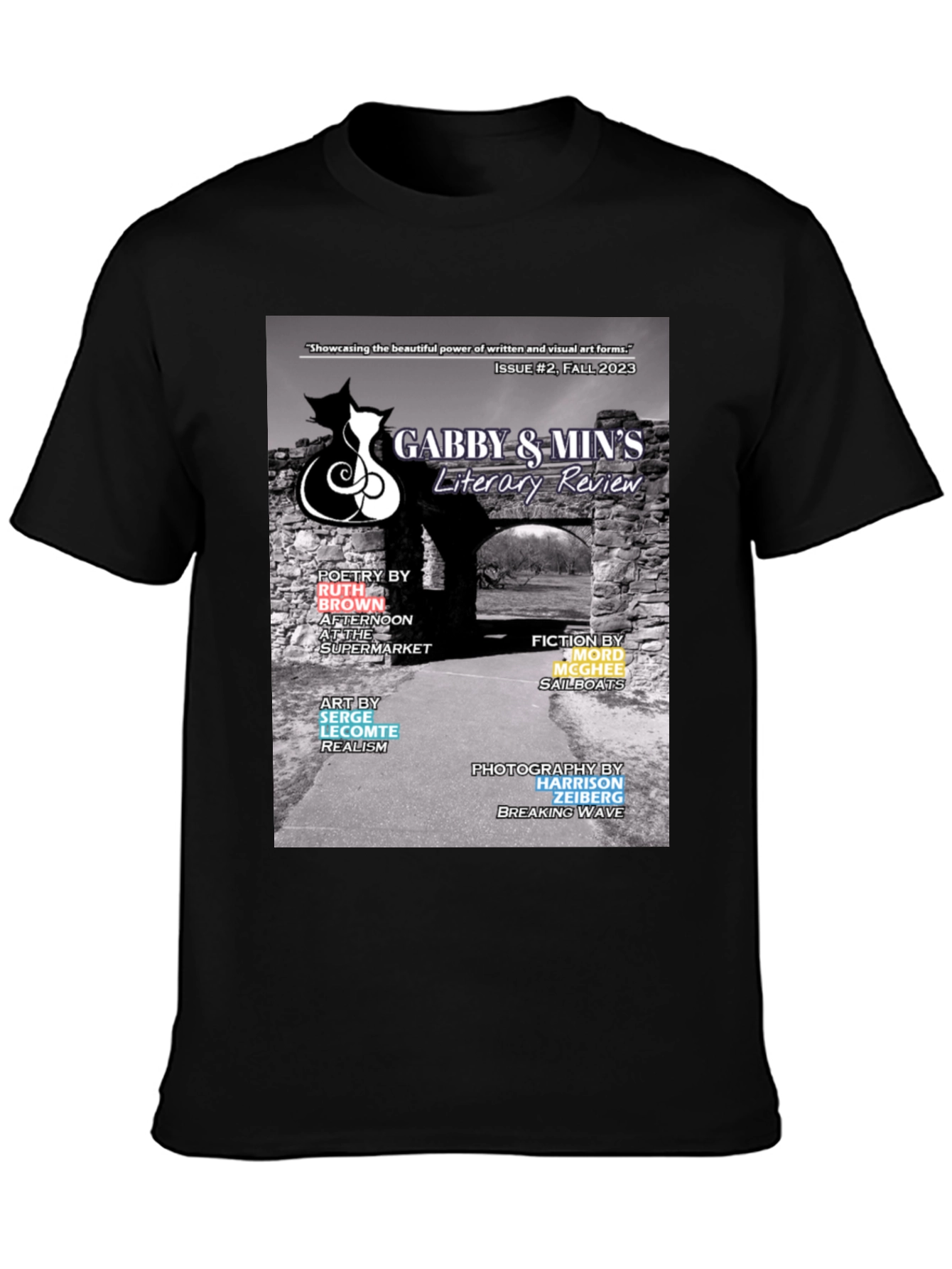 Gabby & Mins Literary Review T-Shirt - Fall 2023