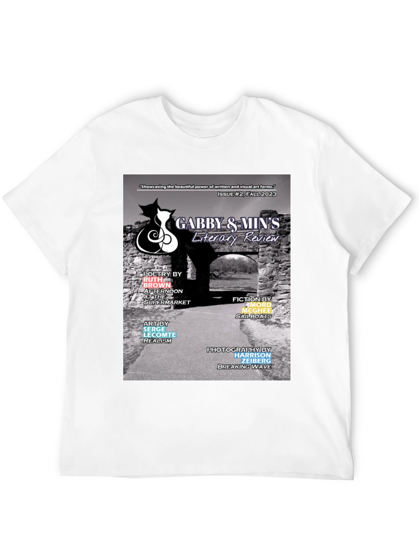 Gabby & Mins Literary Review T-Shirt - Fall 2023