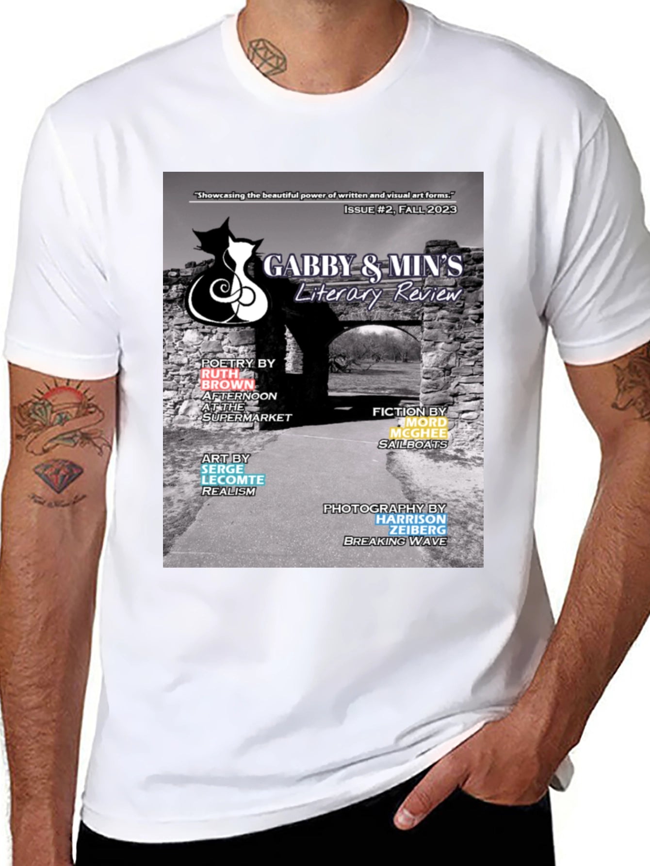 Gabby & Mins Literary Review T-Shirt - Fall 2023