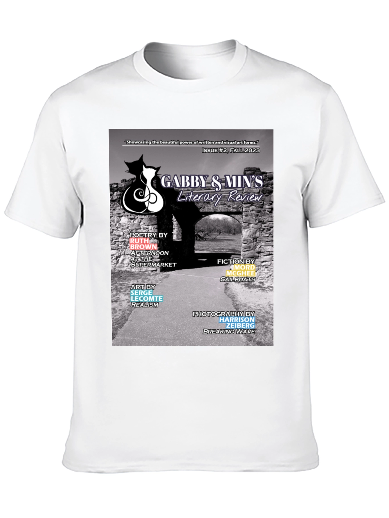 Gabby & Mins Literary Review T-Shirt - Fall 2023
