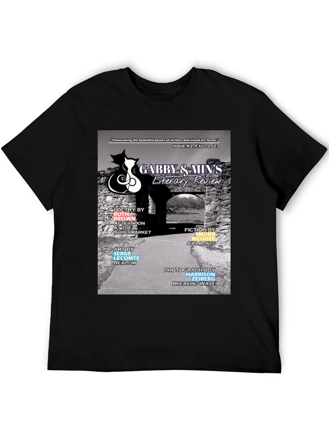Gabby & Mins Literary Review T-Shirt - Fall 2023