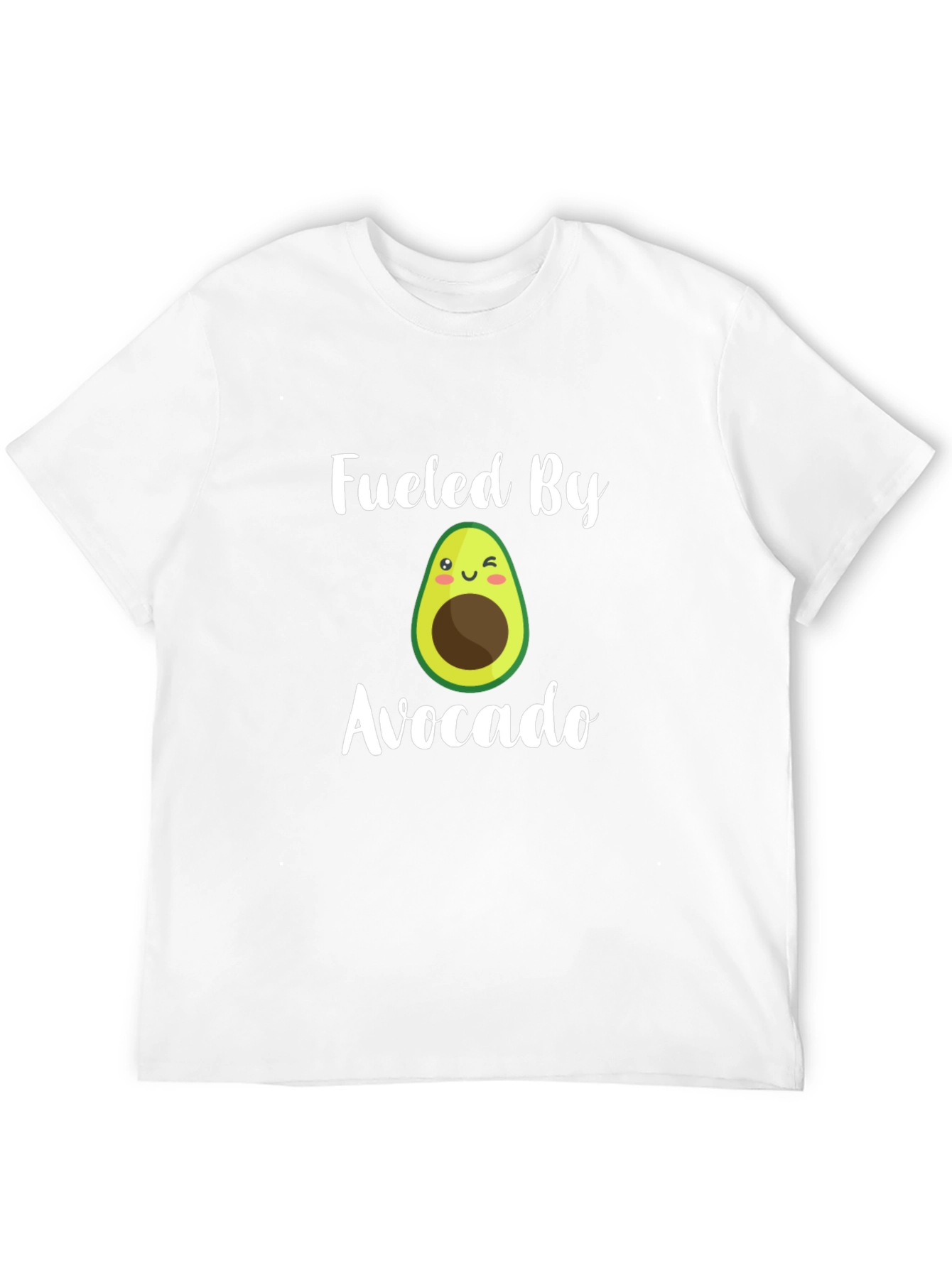 Fueled By Avocado T-Shirt - Funny Cute Design