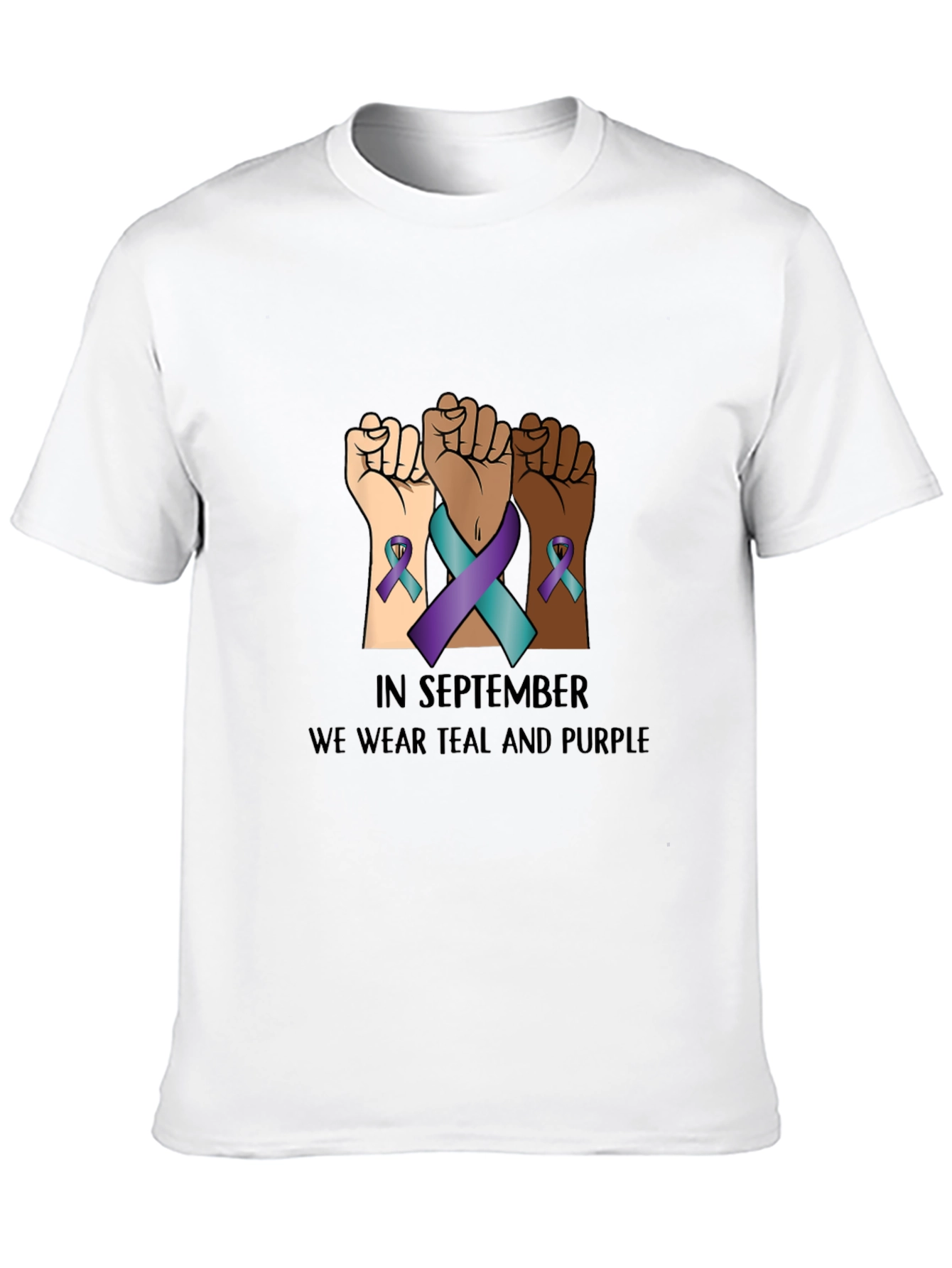 Teal & Purple Awareness Tee