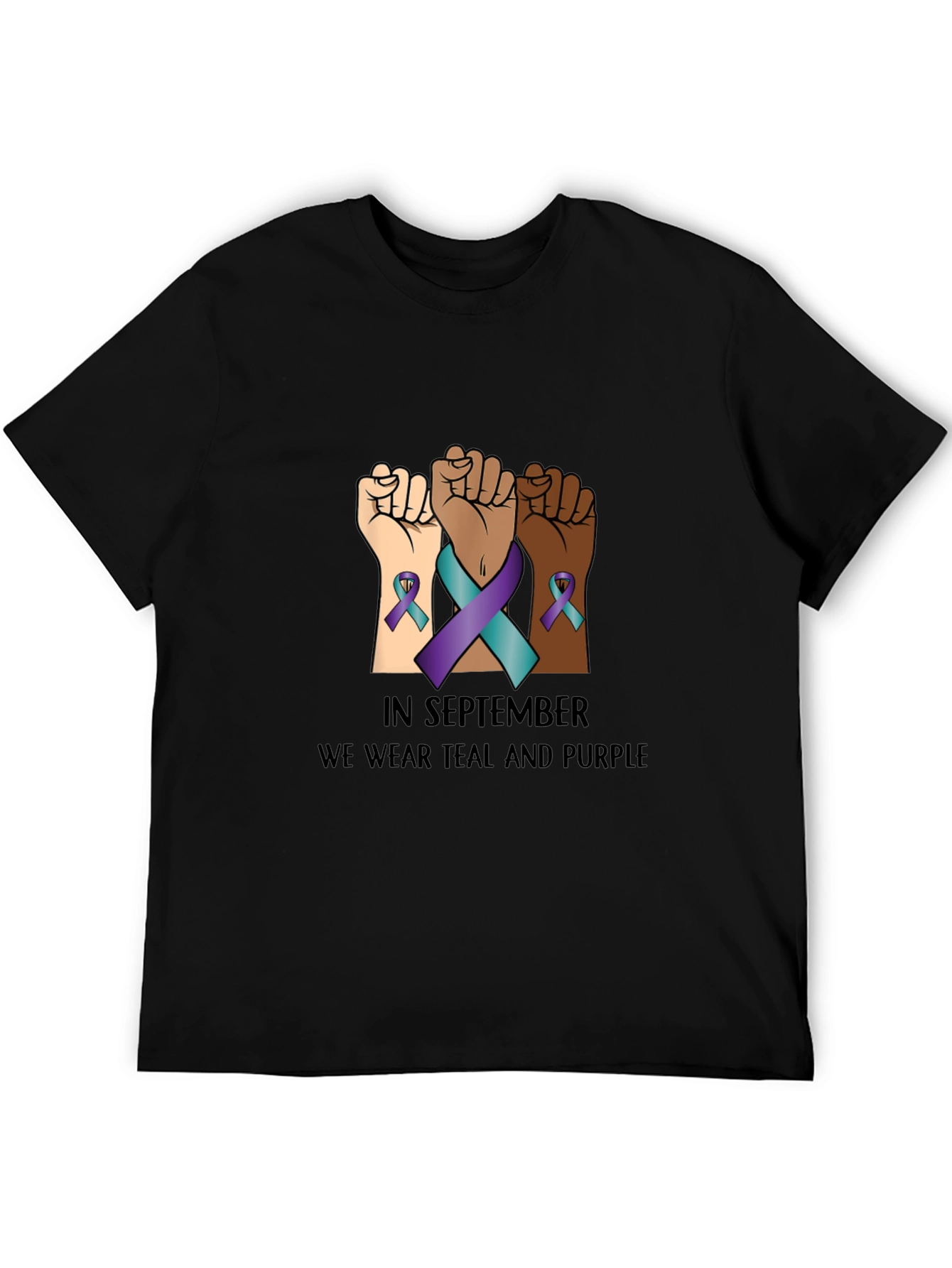 Teal & Purple Awareness Tee