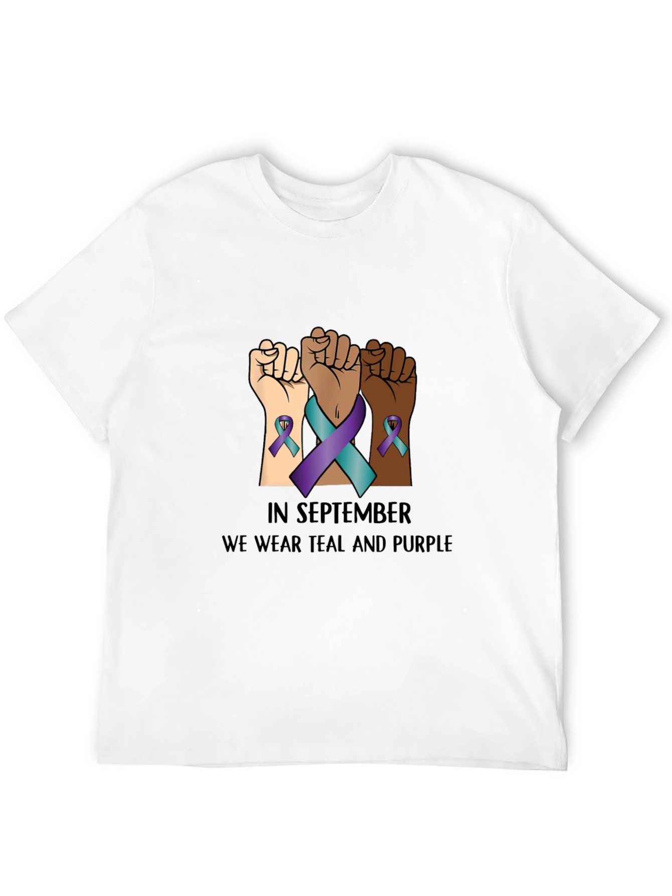Teal & Purple Awareness Tee