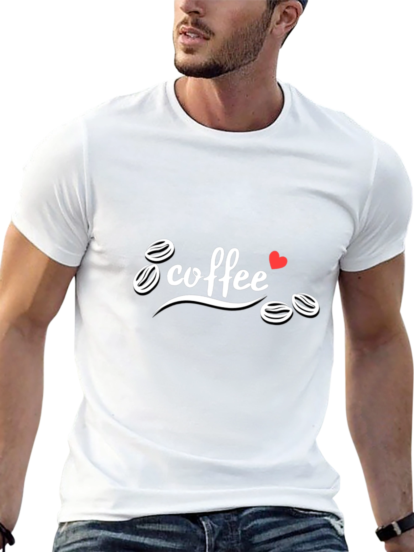 Coffee Lover Graphic Tee - Black Cotton T-Shirt