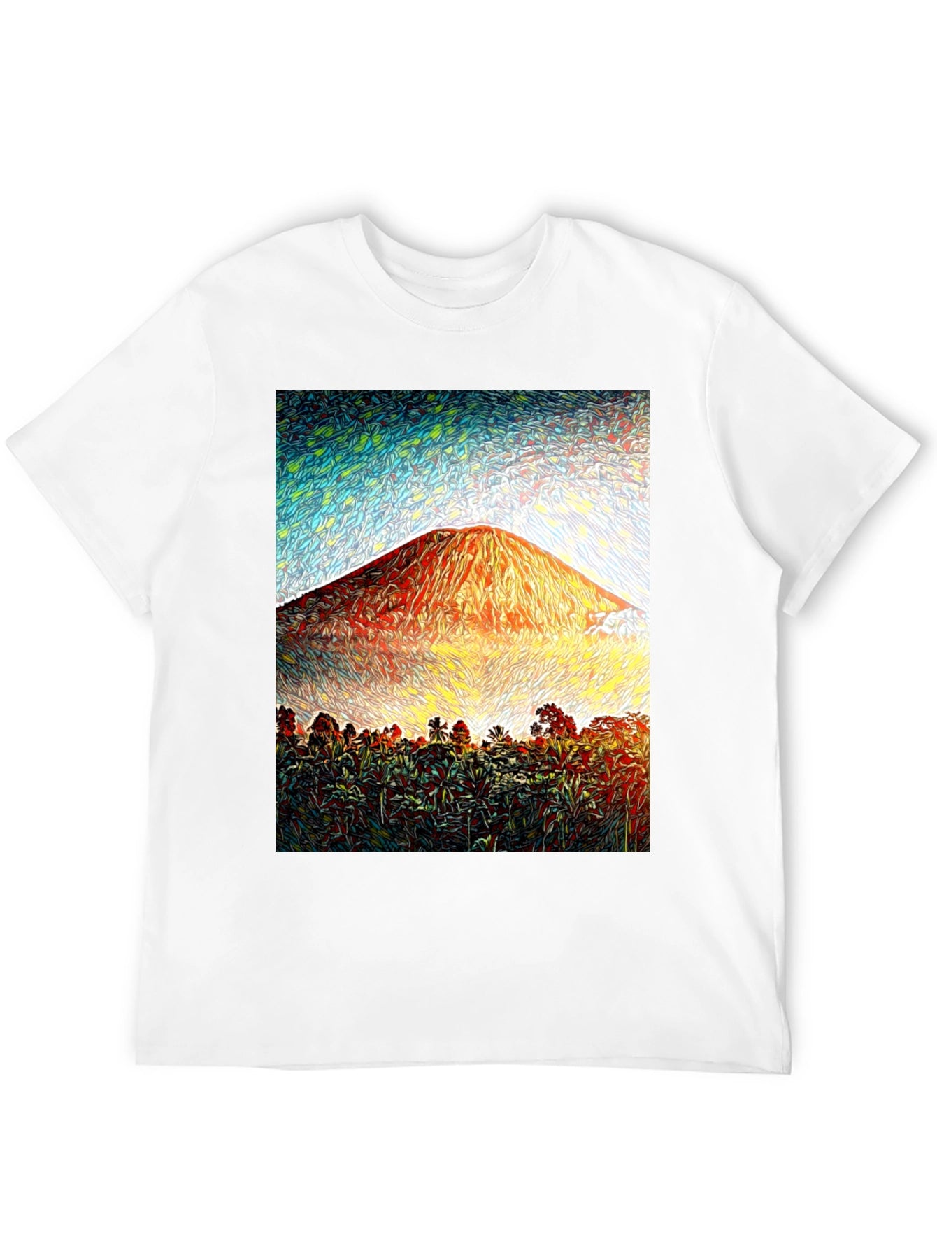 Tropical Mountain Graphic Tee