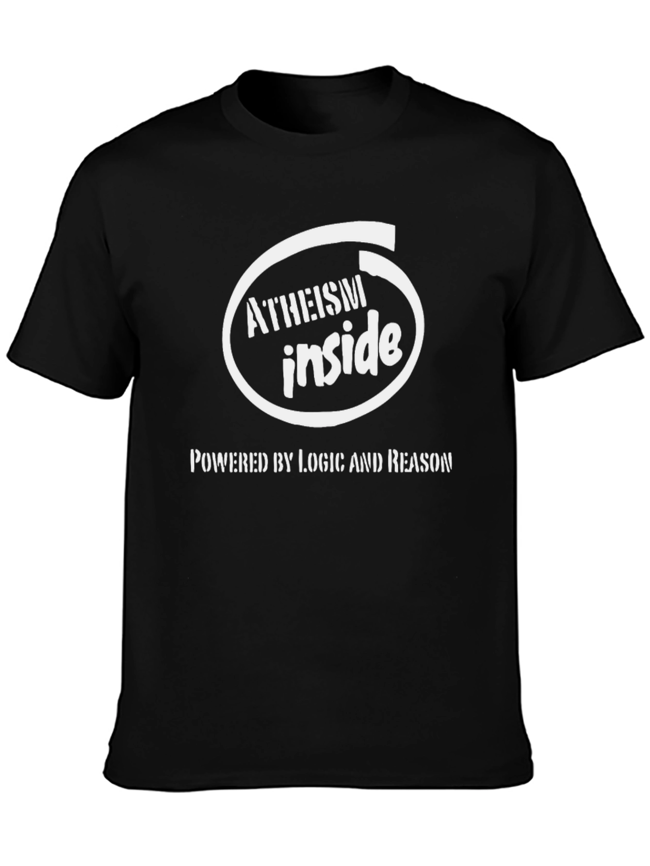 Atheism Inside T-Shirt - Logic and Reason Tee