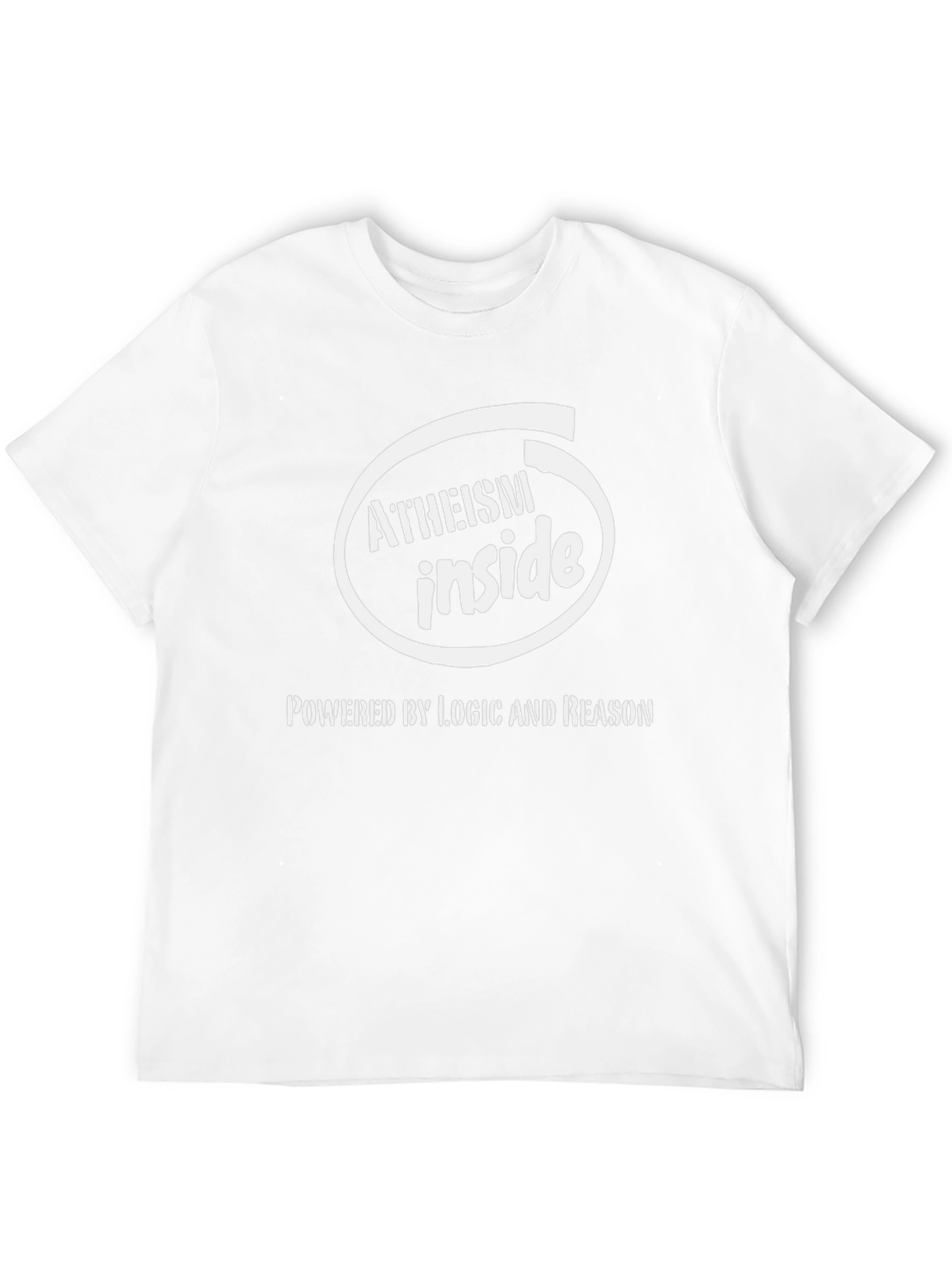 Atheism Inside T-Shirt - Logic and Reason Tee