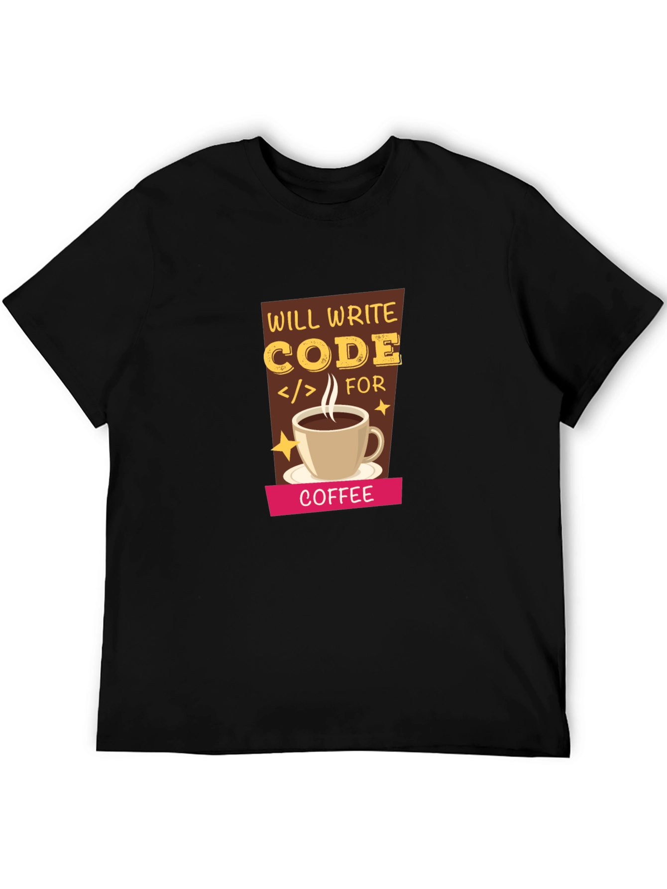 Code For Coffee T-Shirt - Programmer Apparel
