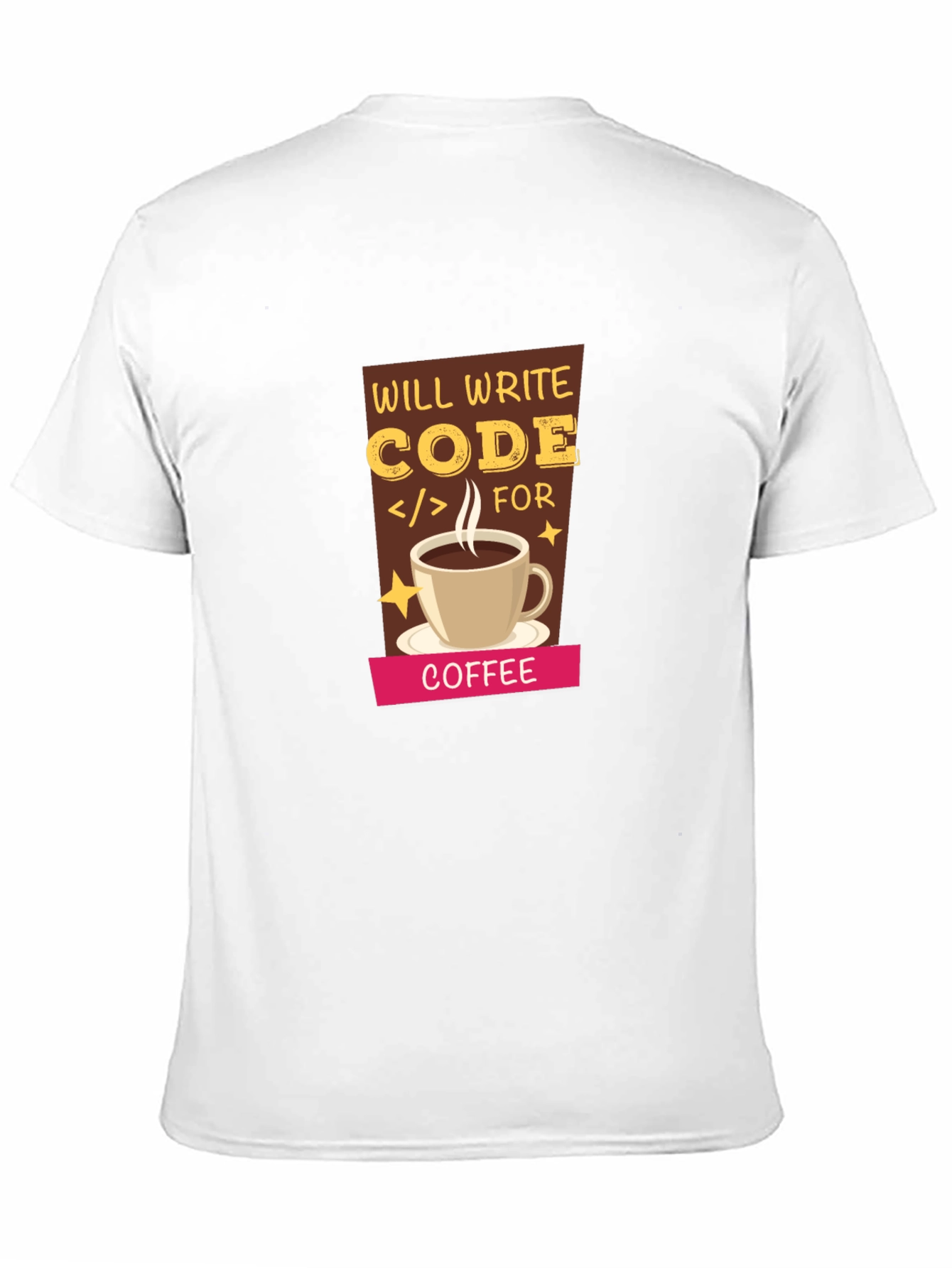Code For Coffee T-Shirt - Programmer Apparel