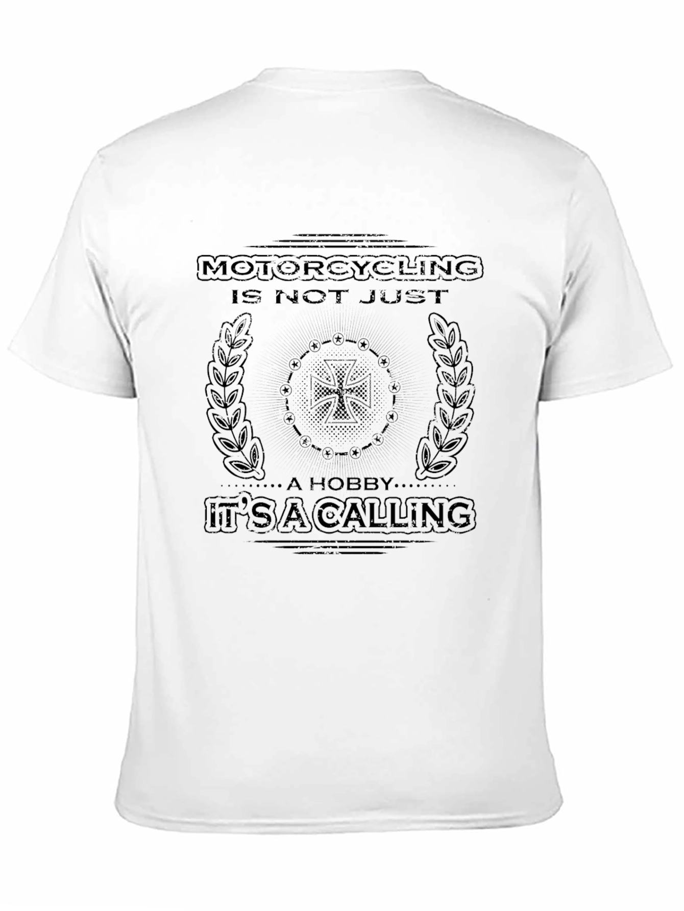 Motorcycling is Calling Black T-Shirt