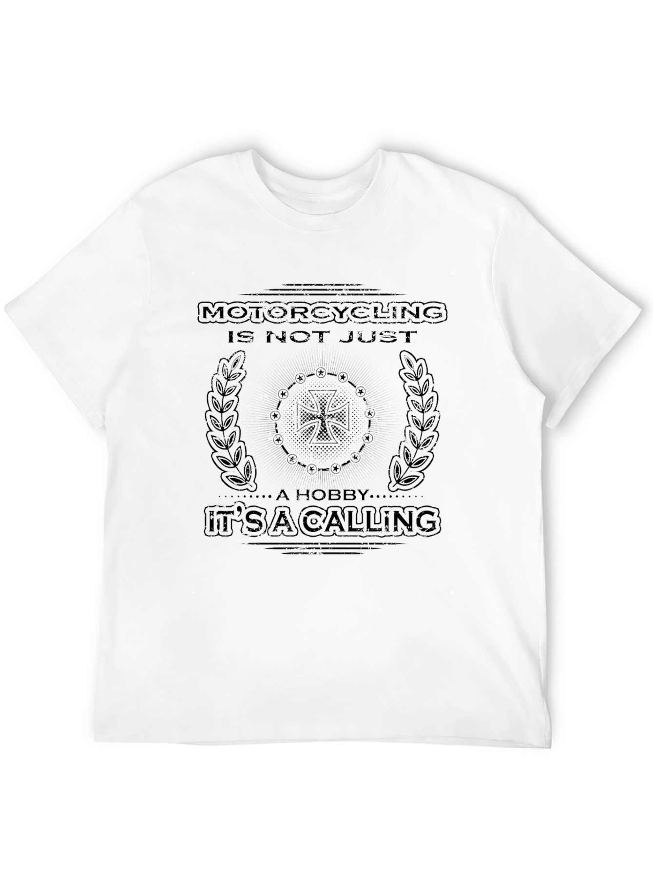 Motorcycling is Calling Black T-Shirt