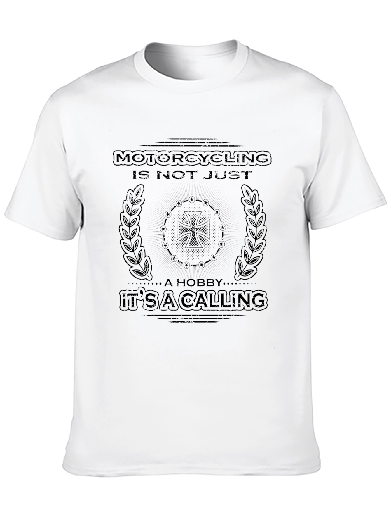 Motorcycling is Calling Black T-Shirt