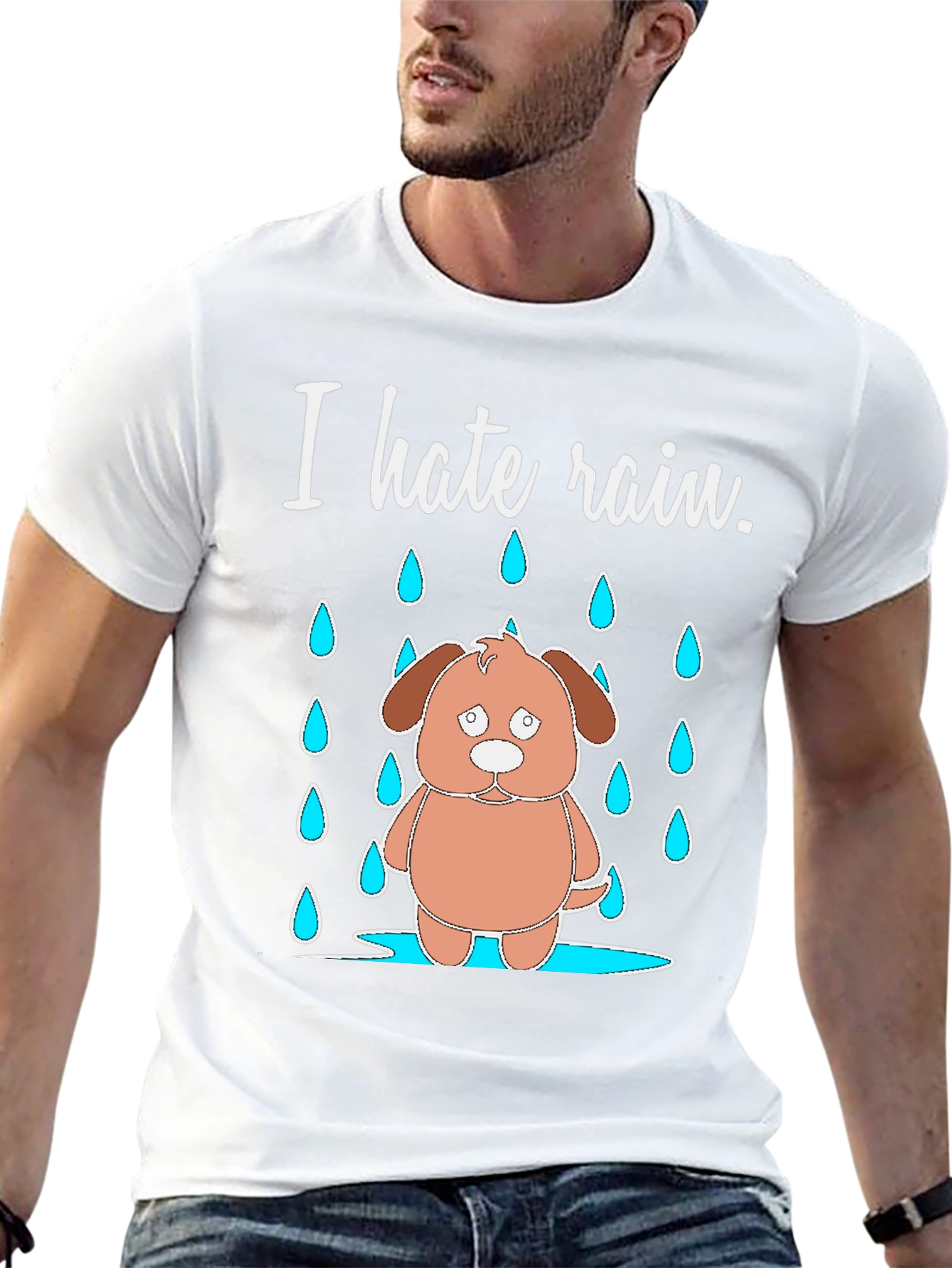 I Hate Rain Dog T-Shirt