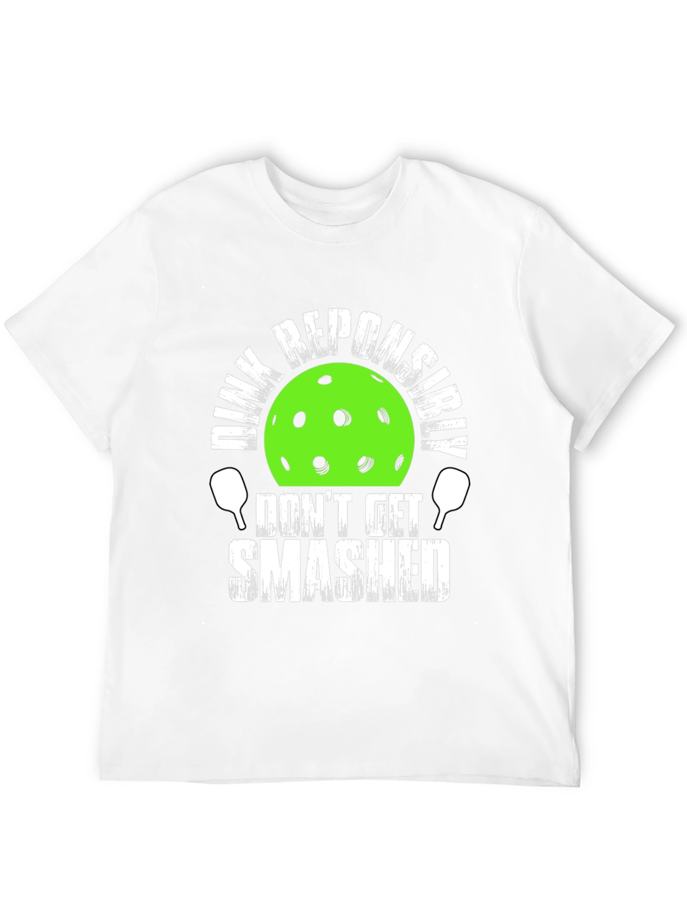Dink Responsibly T-Shirt - Funny Pickleball Tee