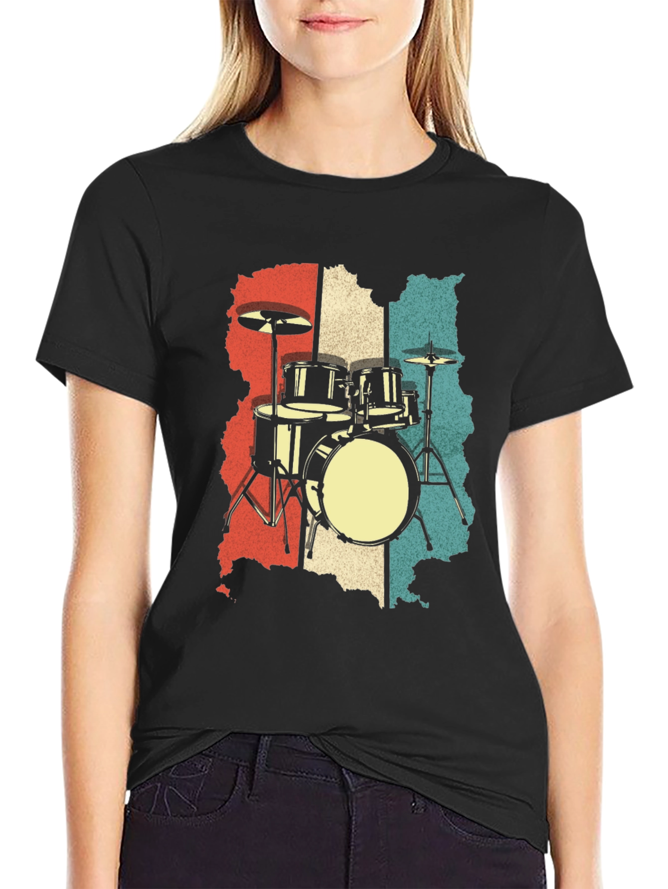 Retro Drum Set T-Shirt