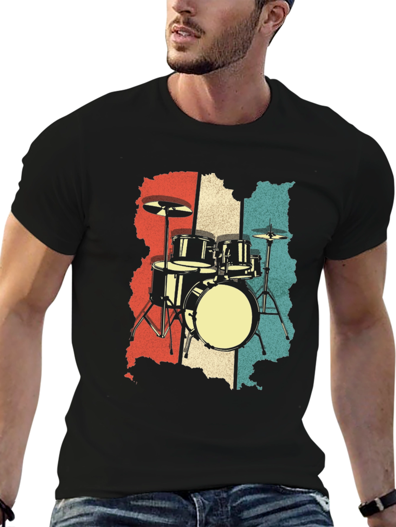 Retro Drum Set T-Shirt