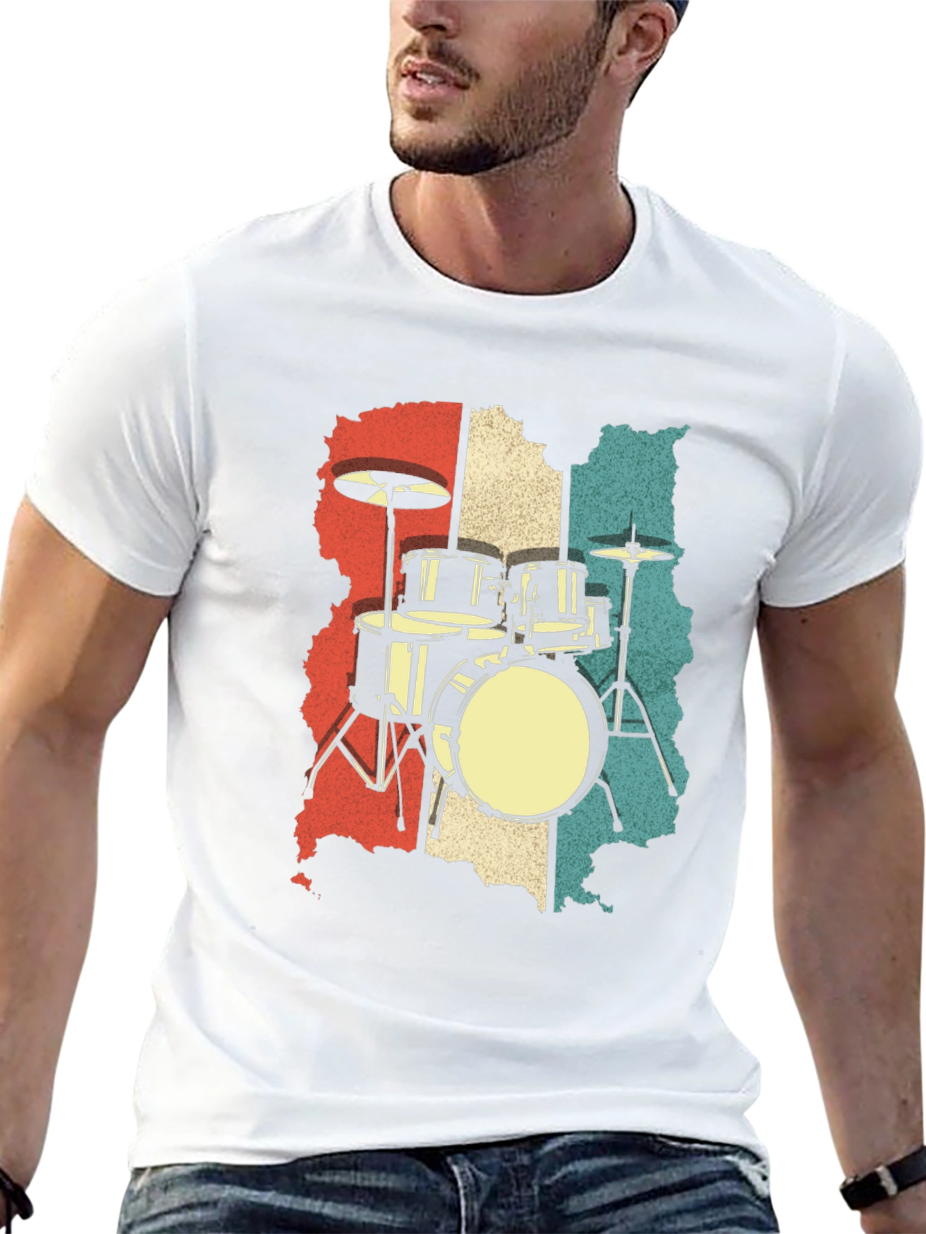 Retro Drum Set T-Shirt